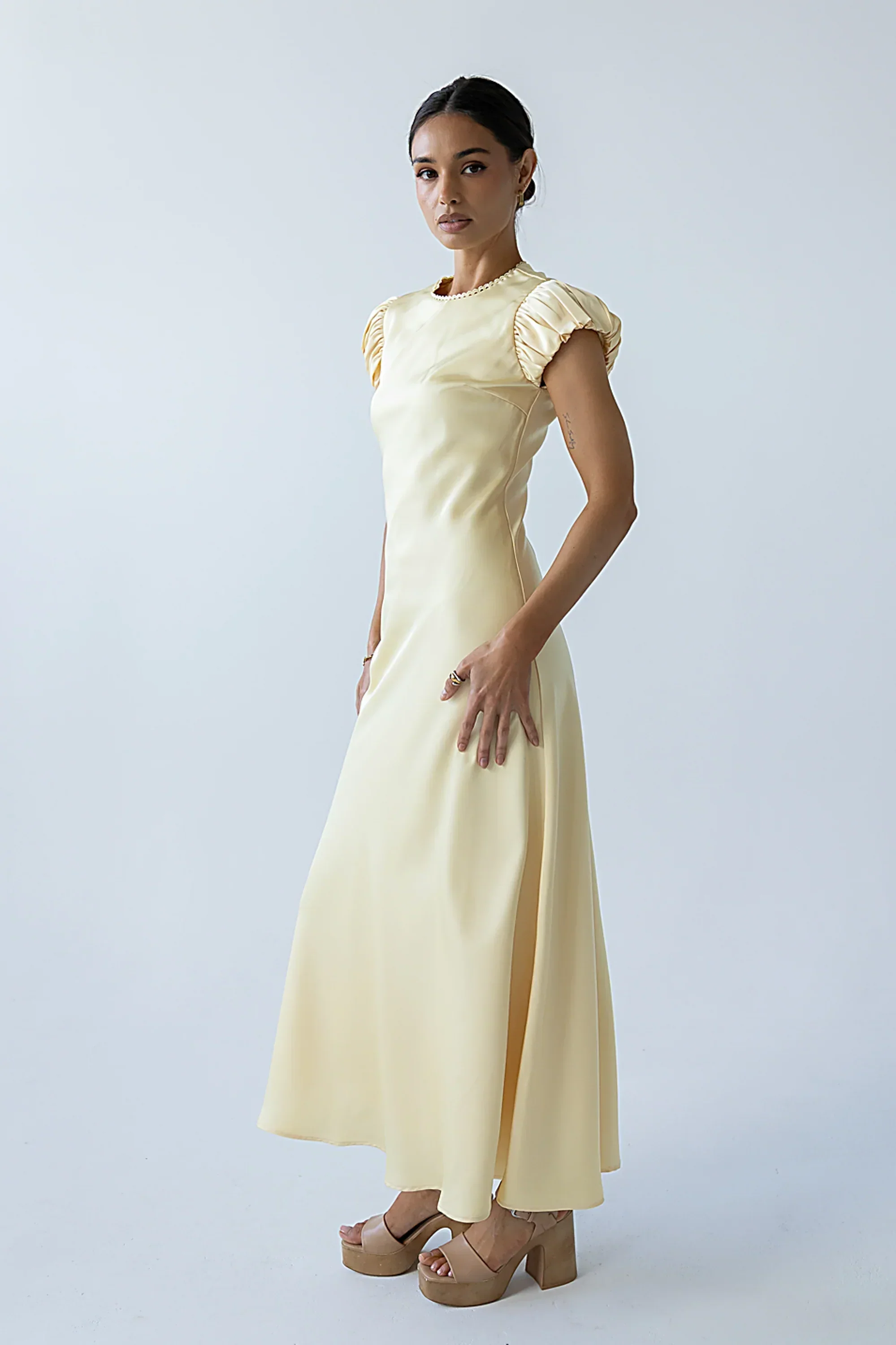 Ellianna Maxi Dress in Yellow