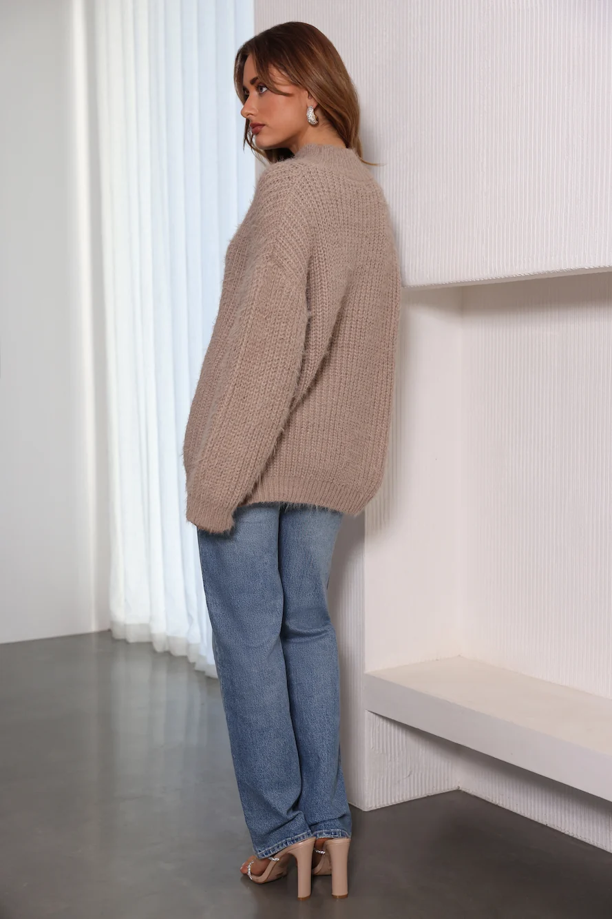 Dreamy Knitted Sweater Mocha
