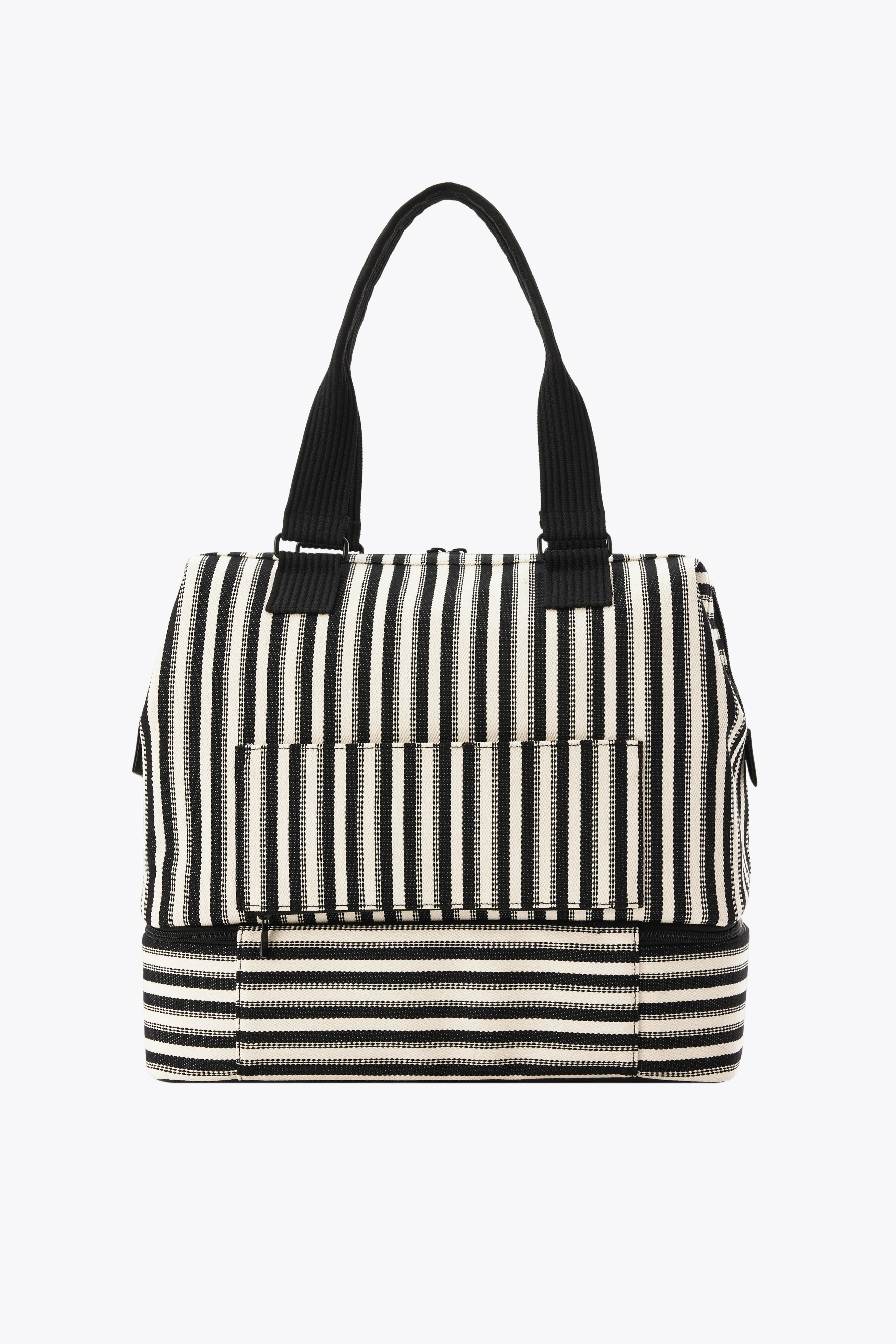 BEIS 'The Mini Weekender in Black Stripe