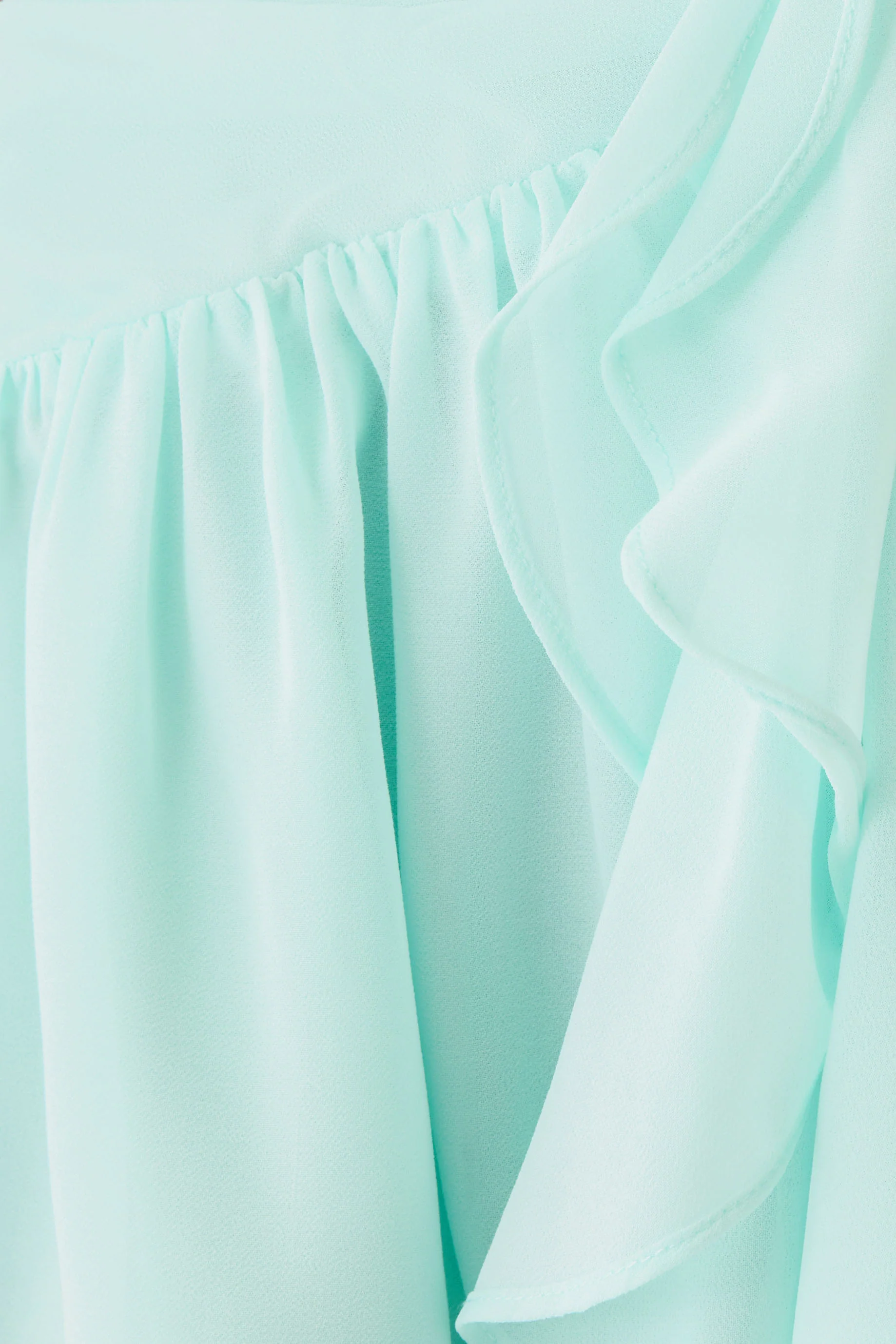 Guide You Halter Neck Mini Dress - Aqua