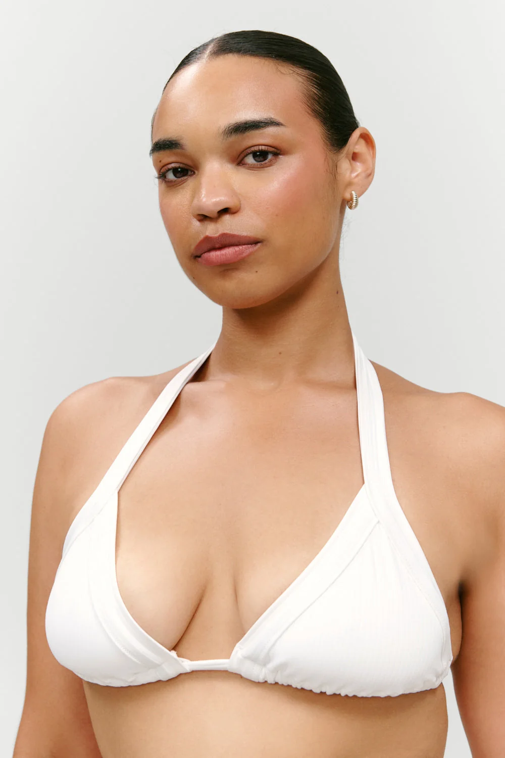 X Paige Lorenze Taite Ribbed Bikini Top - Marry Me