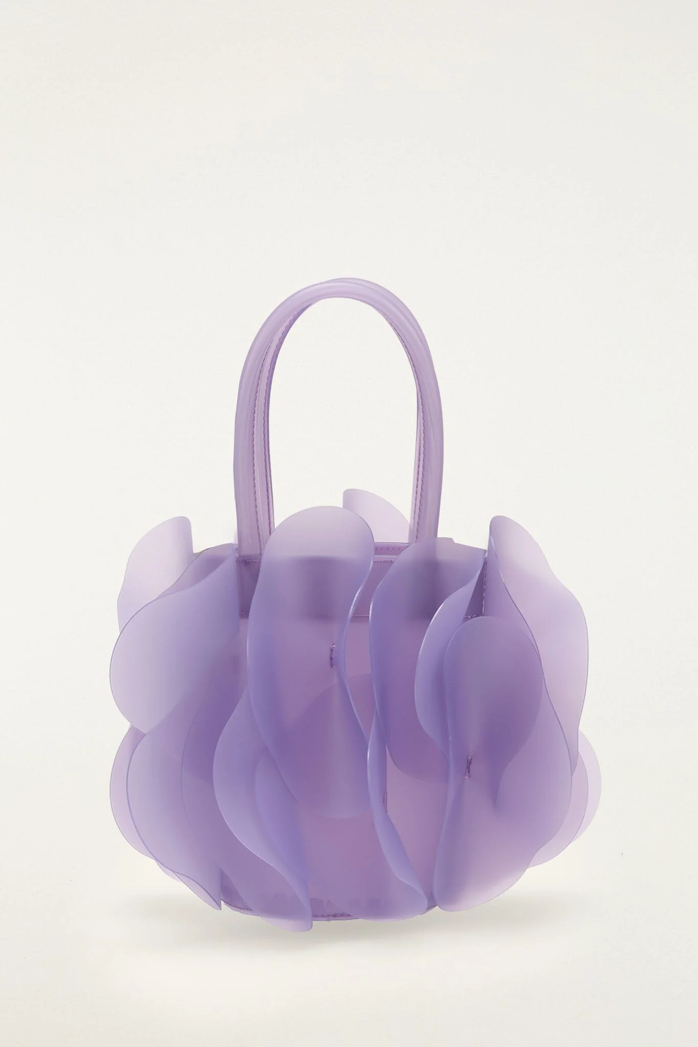 Purple Jelly Flower Bag