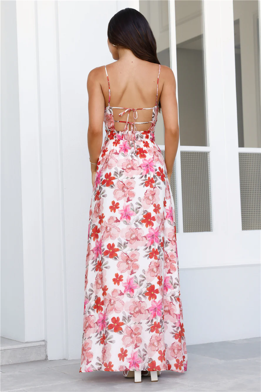 Petals Of Summer Maxi Dress Floral