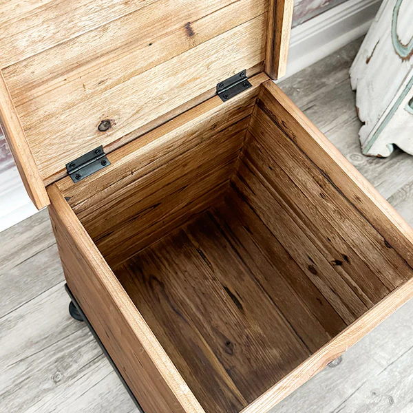 Reclaimed Wood Bee Box Trunks, Set of Two