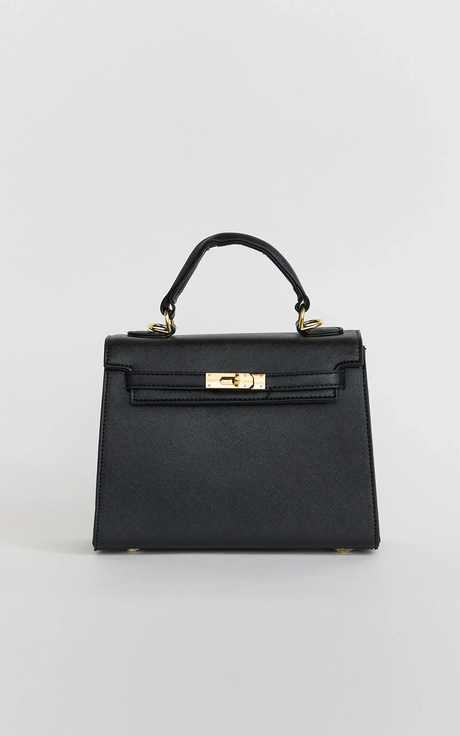 Hera Bag - Top Handle Crossbody Bag in Black