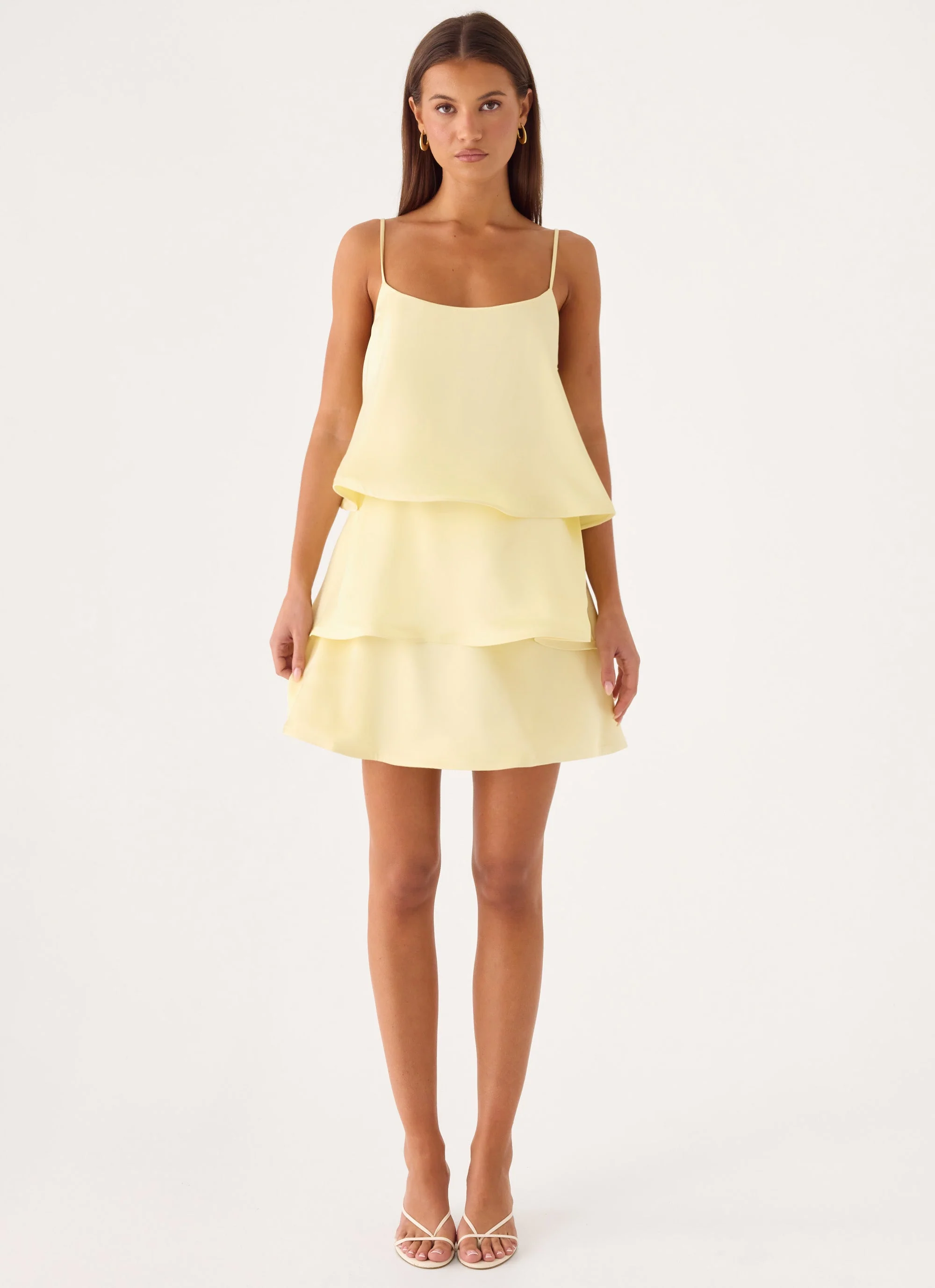 Becka Mini Dress - Yellow - luluinthesky