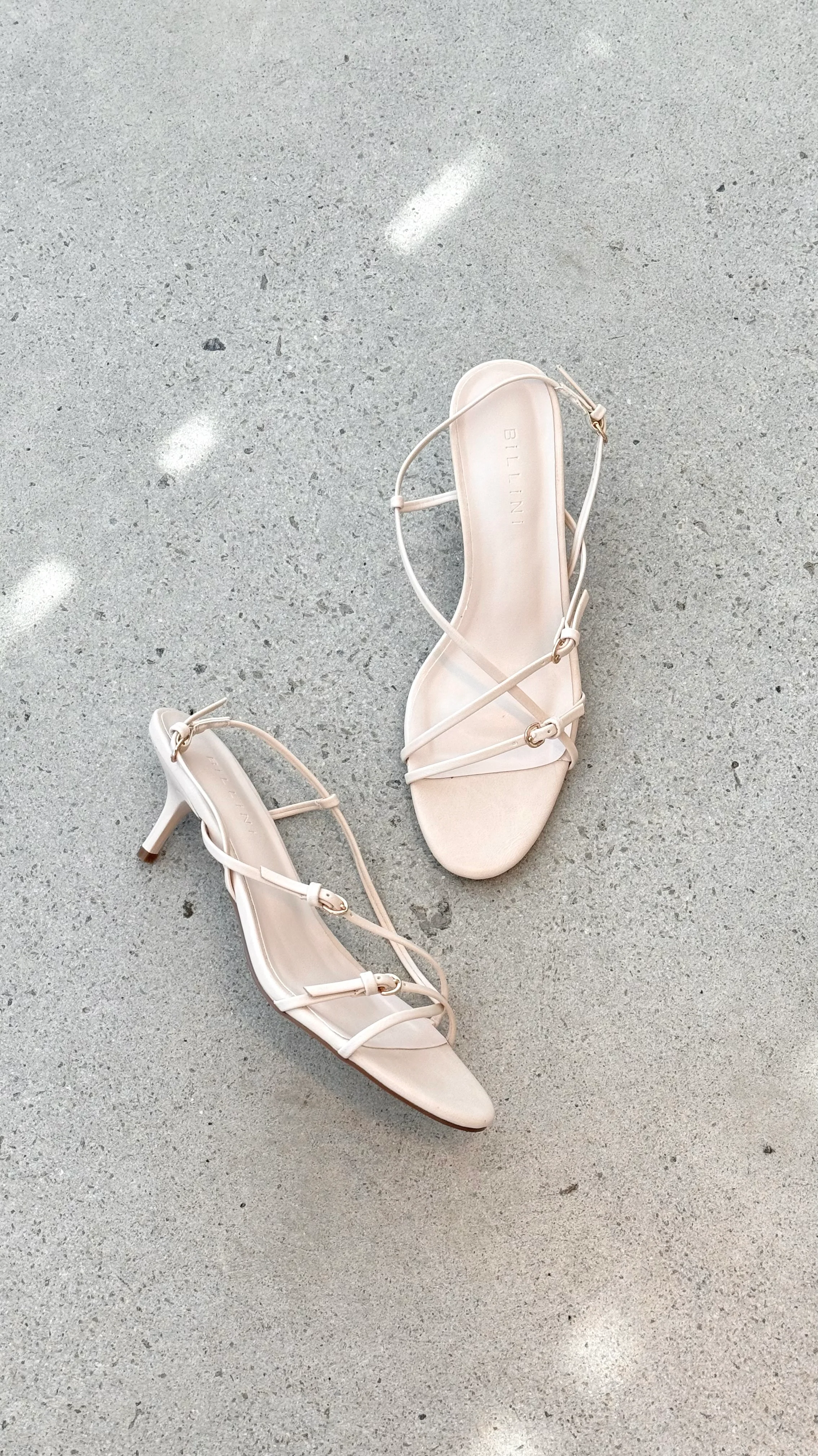 Flossie Heel - Pearl Shine