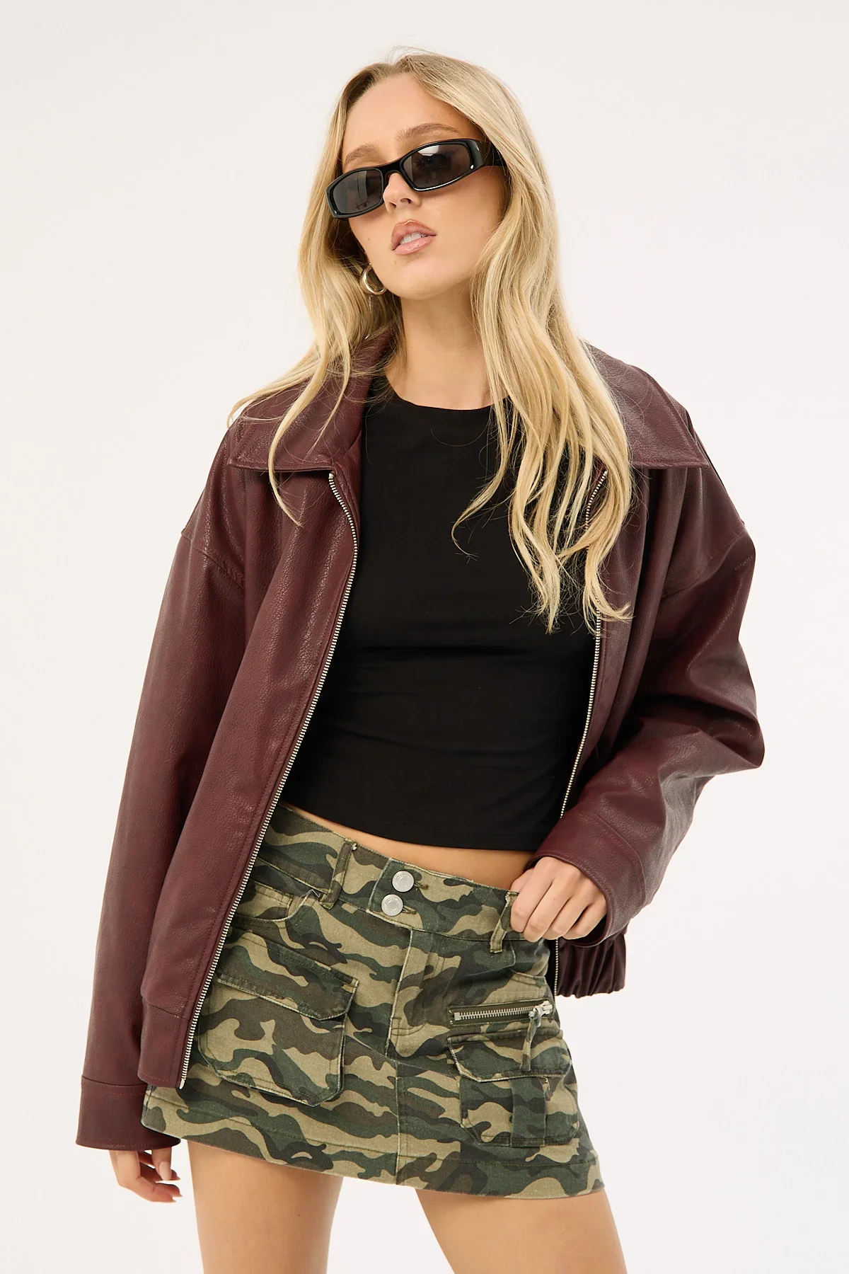 Neovision Nova Camo Cargo Mini Skirt Camouflage