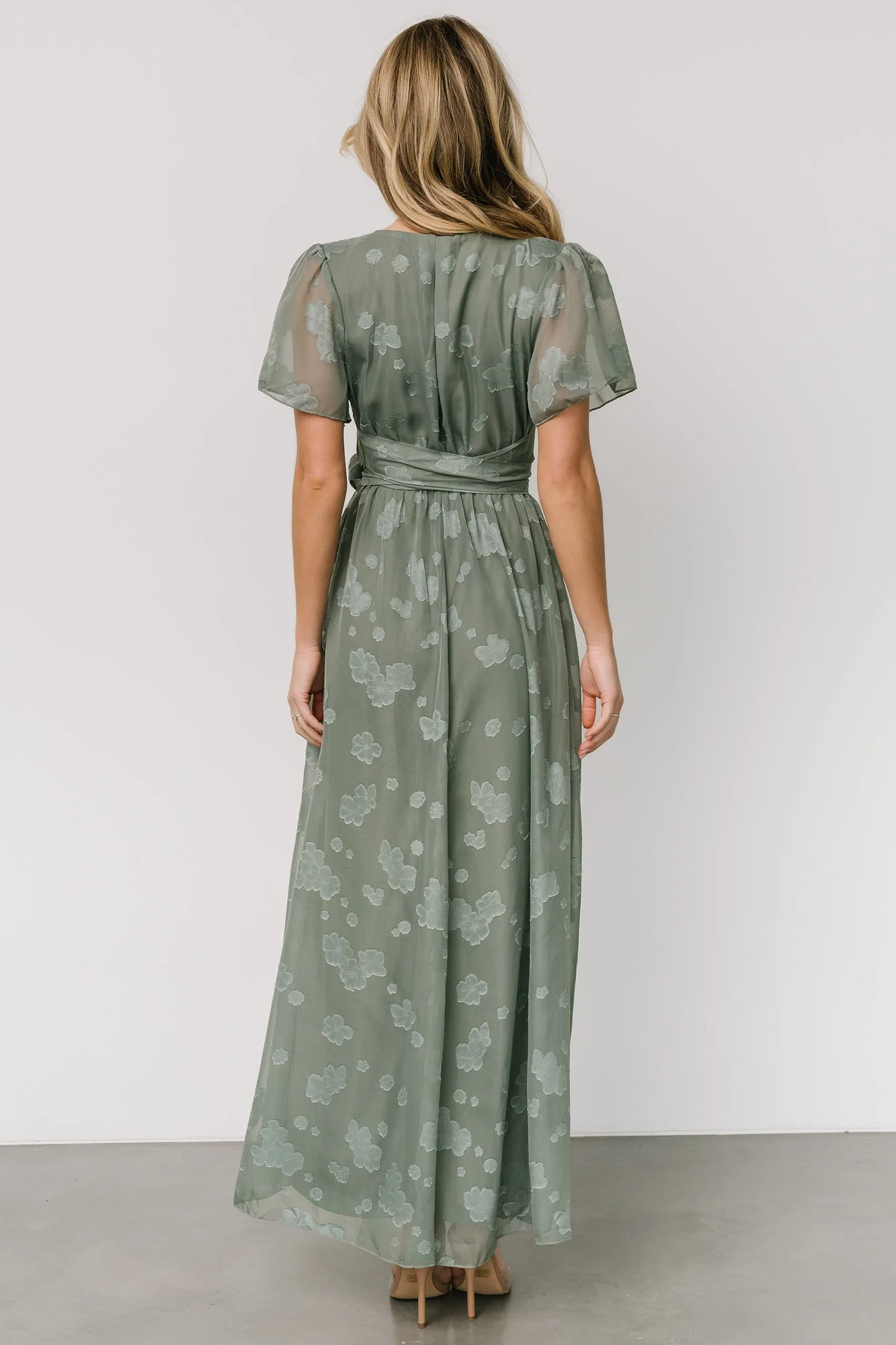 Faye Maxi Dress | Eucalyptus
