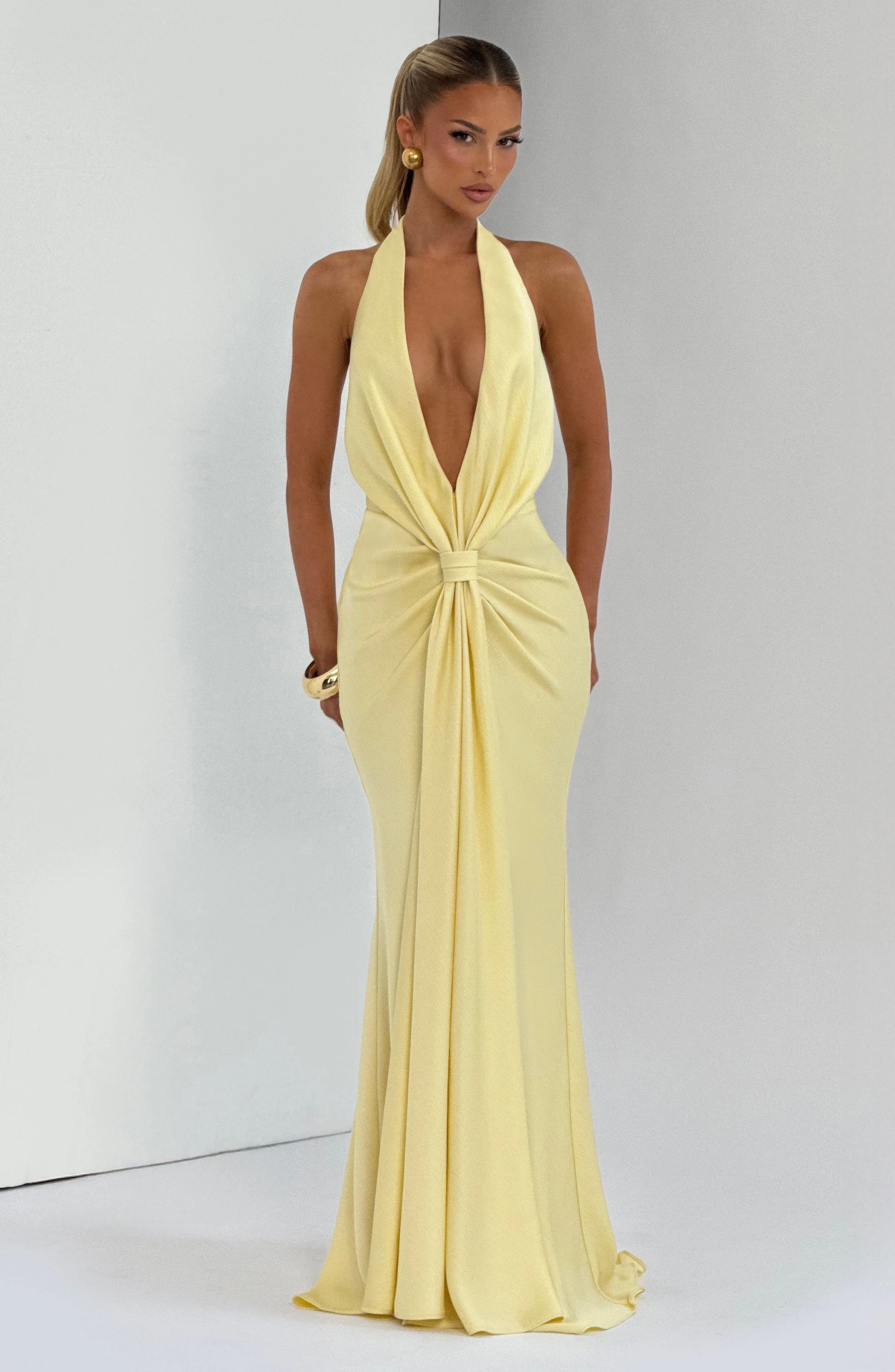 Linette Gown - Lemon