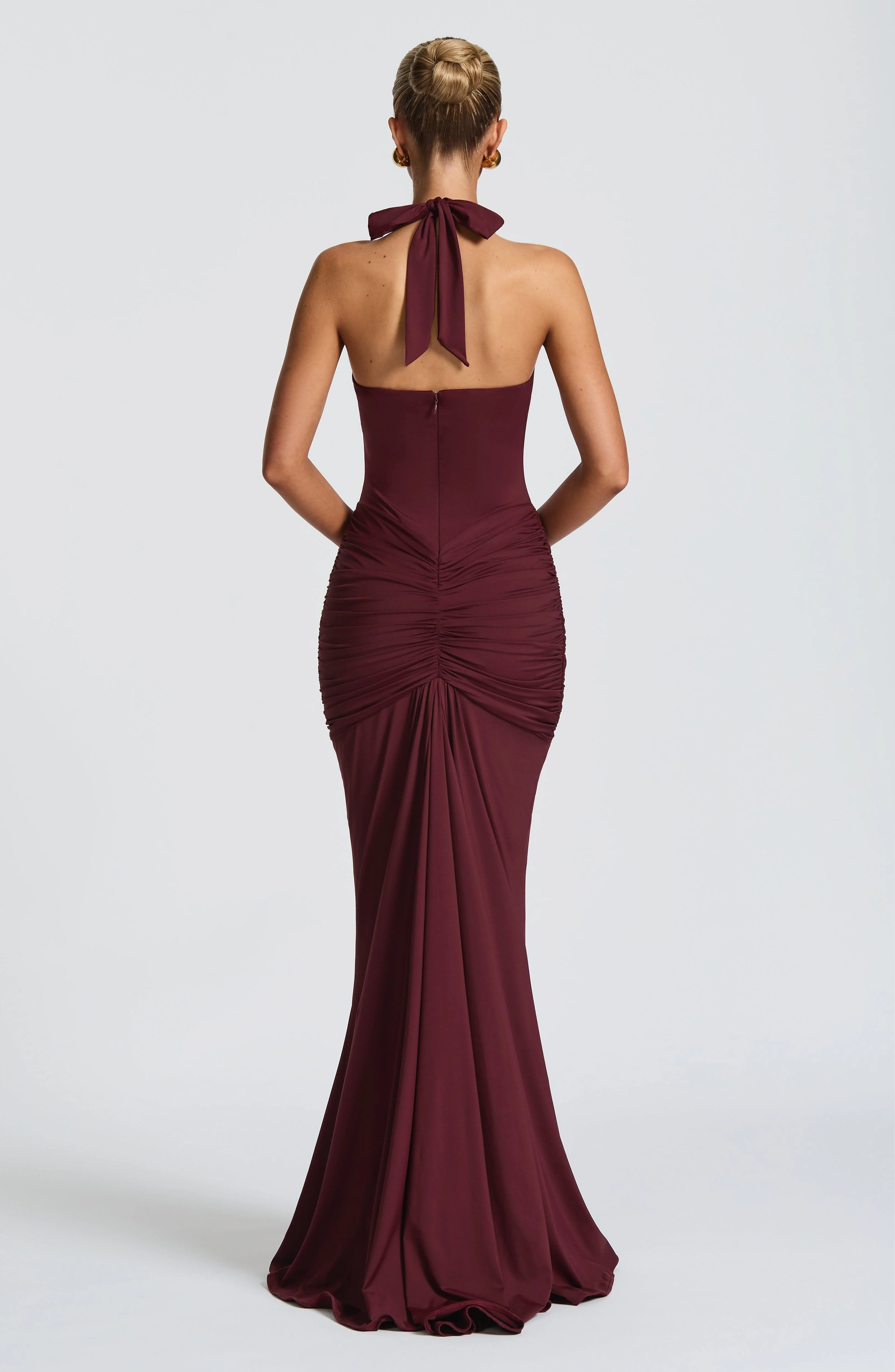 Rosetta Maxi Dress - Cherry Lacquer