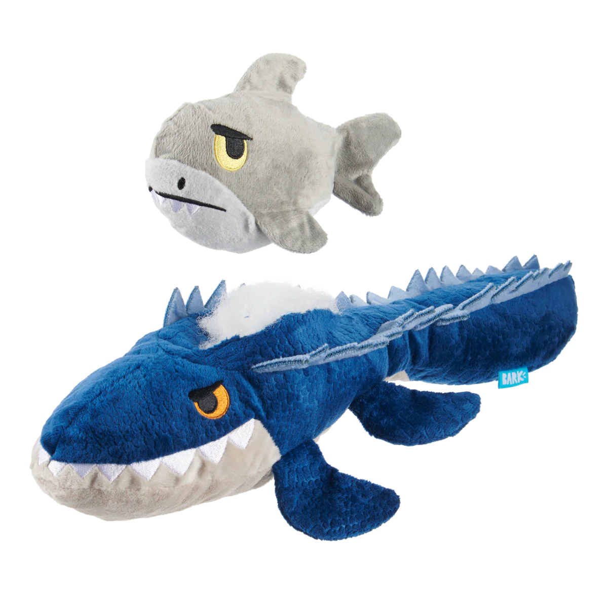 Mosasaurus Plush 2-in-1 Rip and Reveal Dog Toy