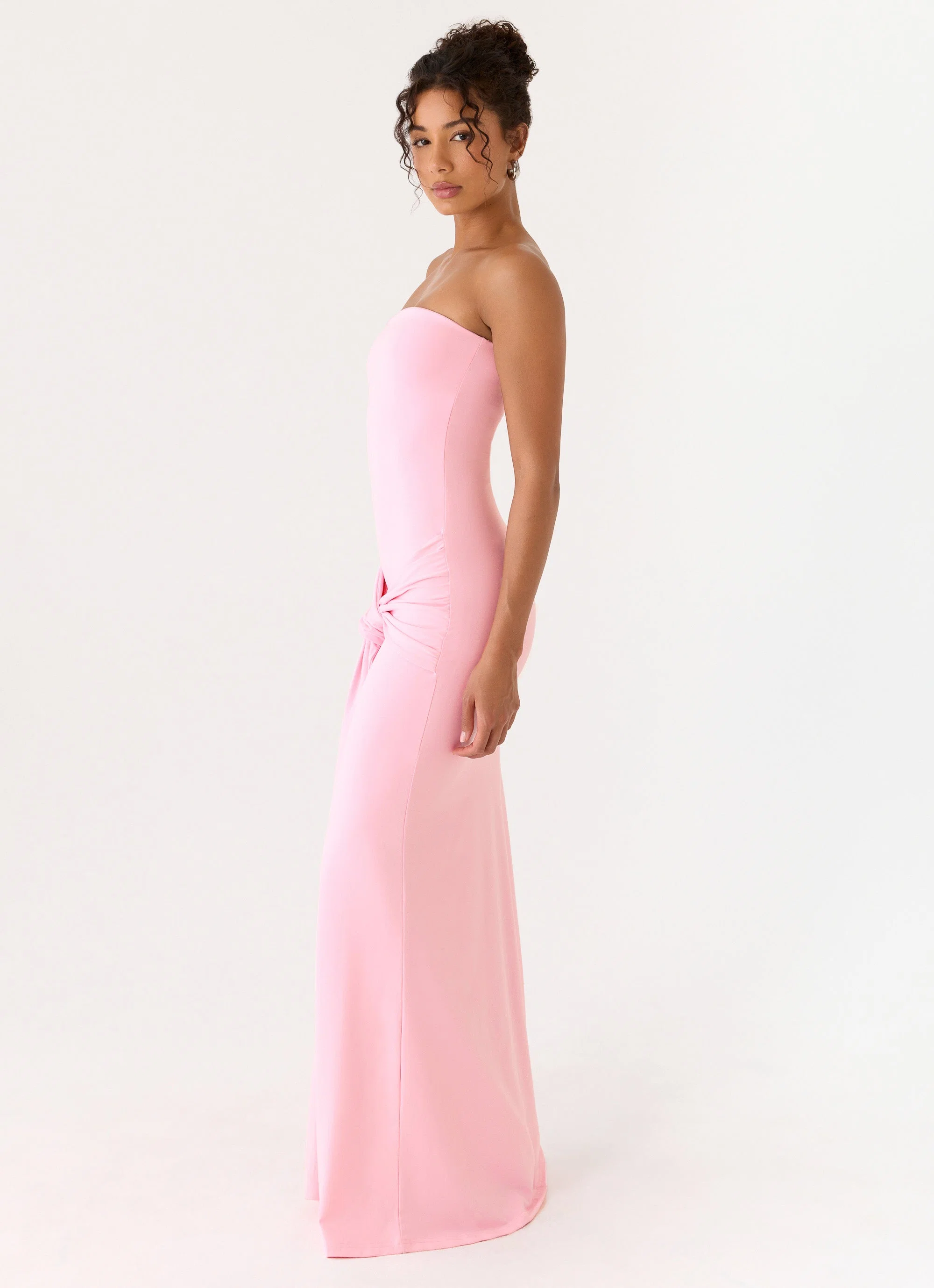 Sandrine Strapless Maxi Dress - Pink