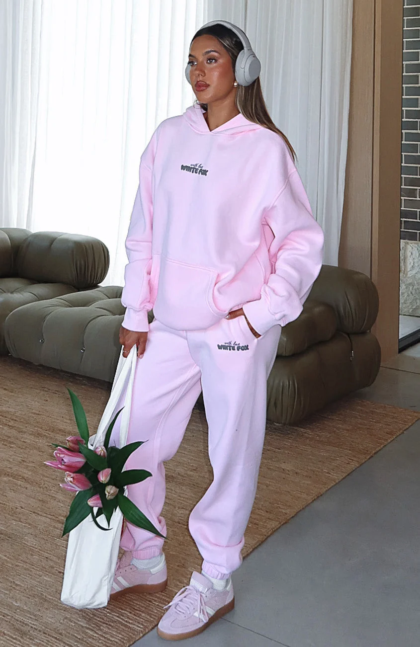 With Love In The Moment Sweatpants Pink
