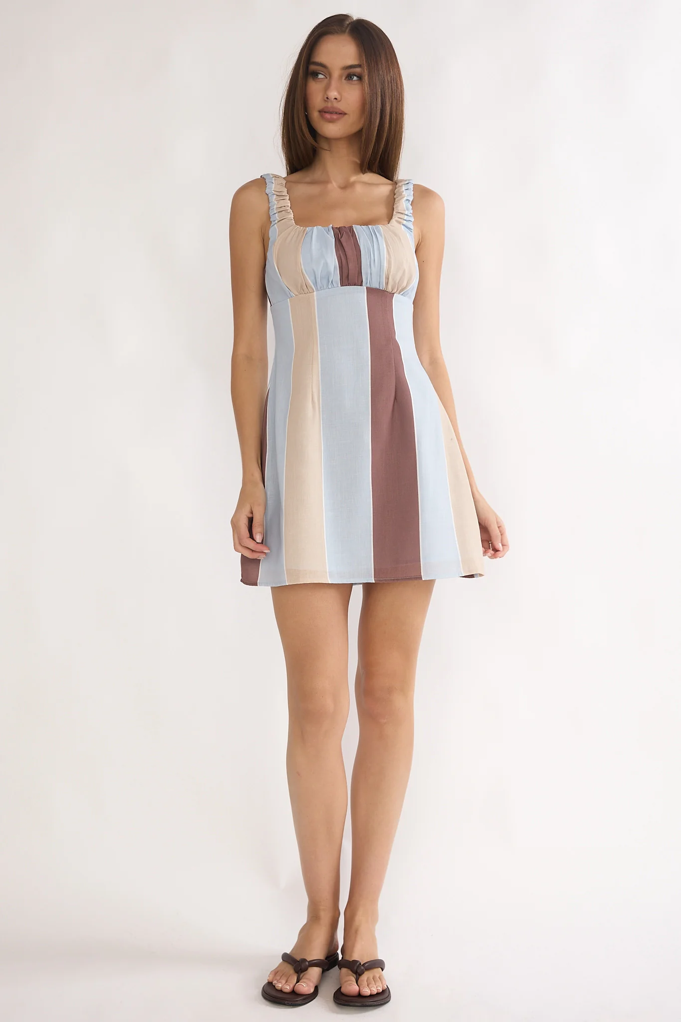 Petronella Mini Dress Stripe