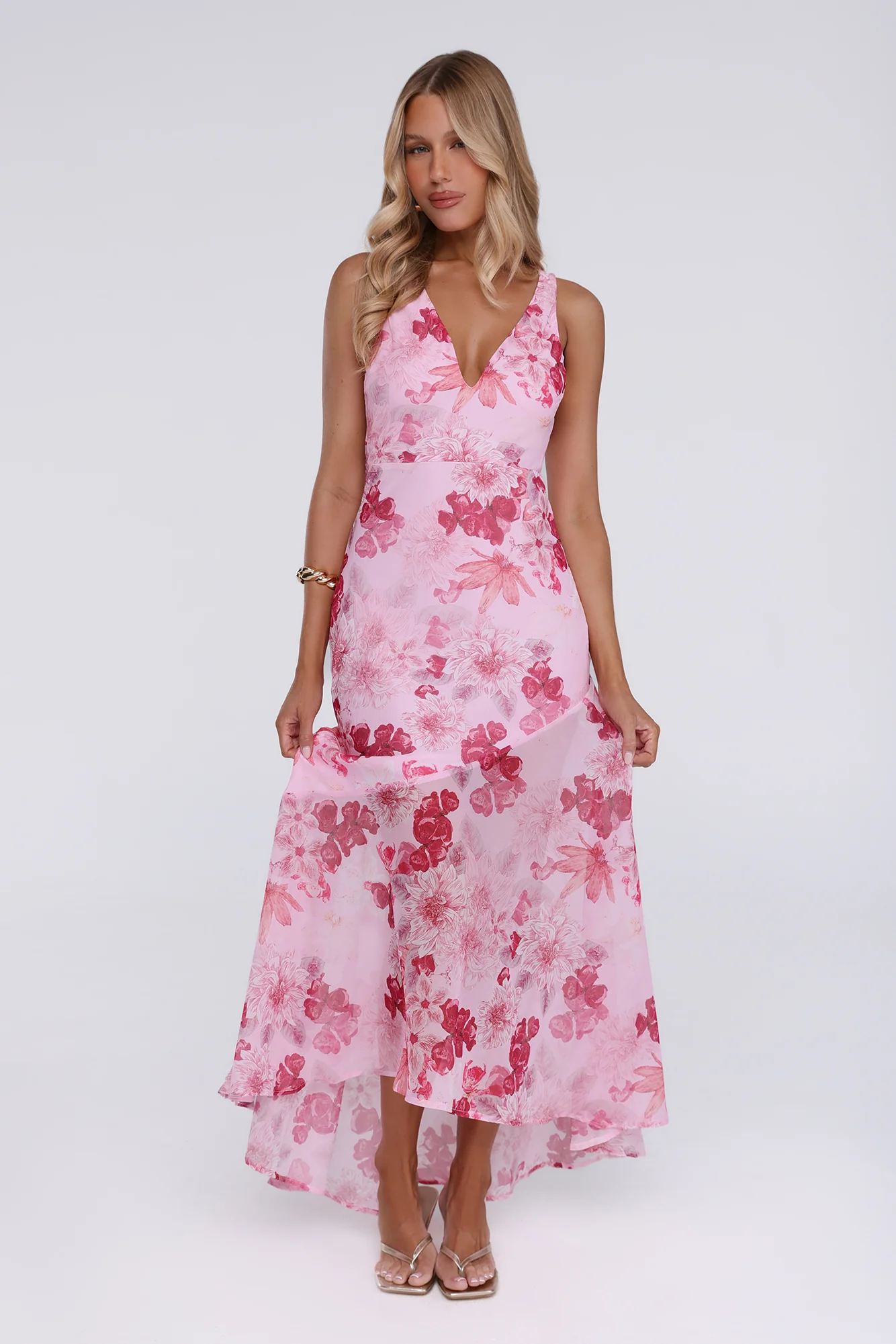 Darling Era Maxi Dress Pink