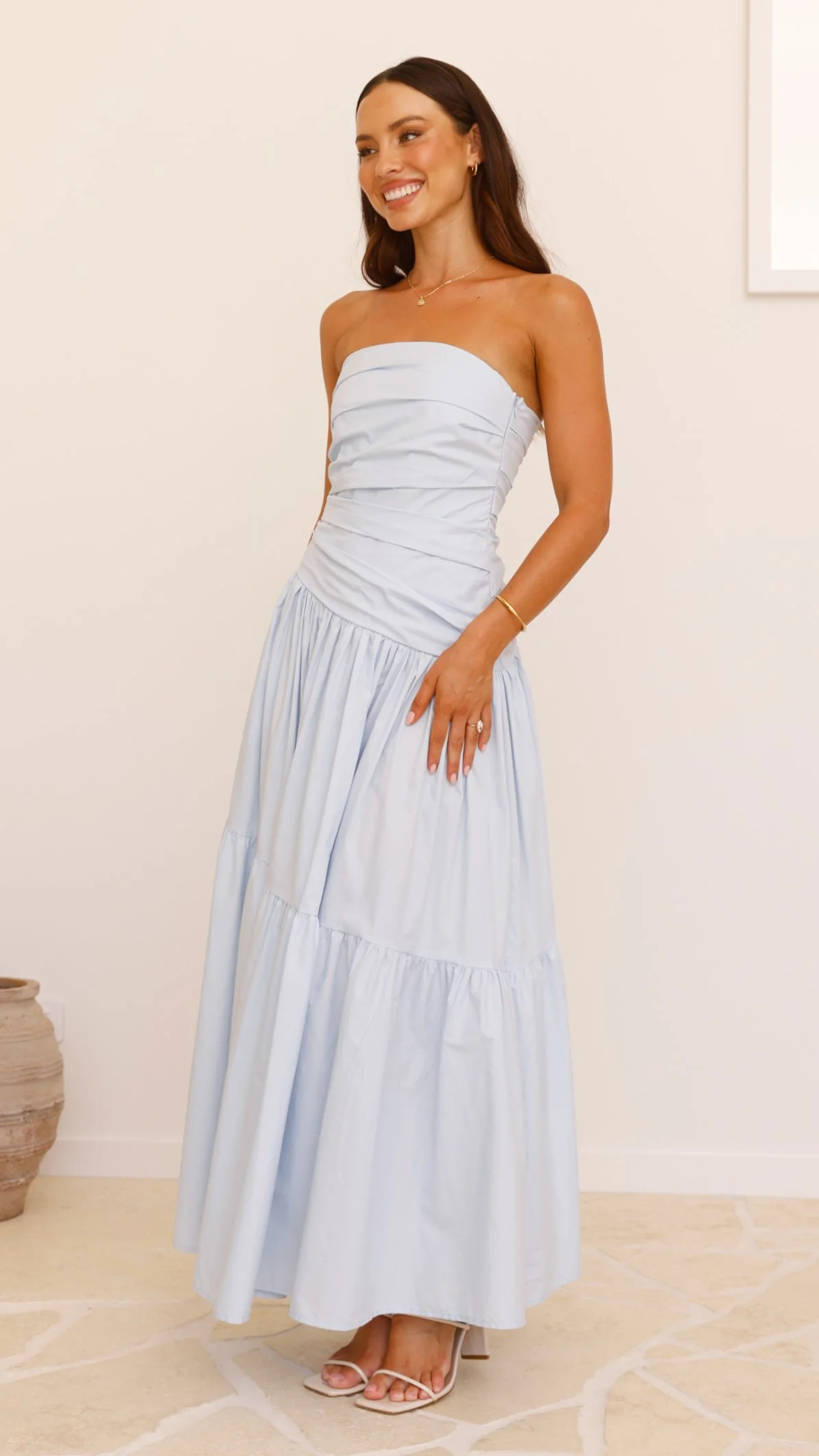 Lola Maxi Dress - Blue - luluinthesky