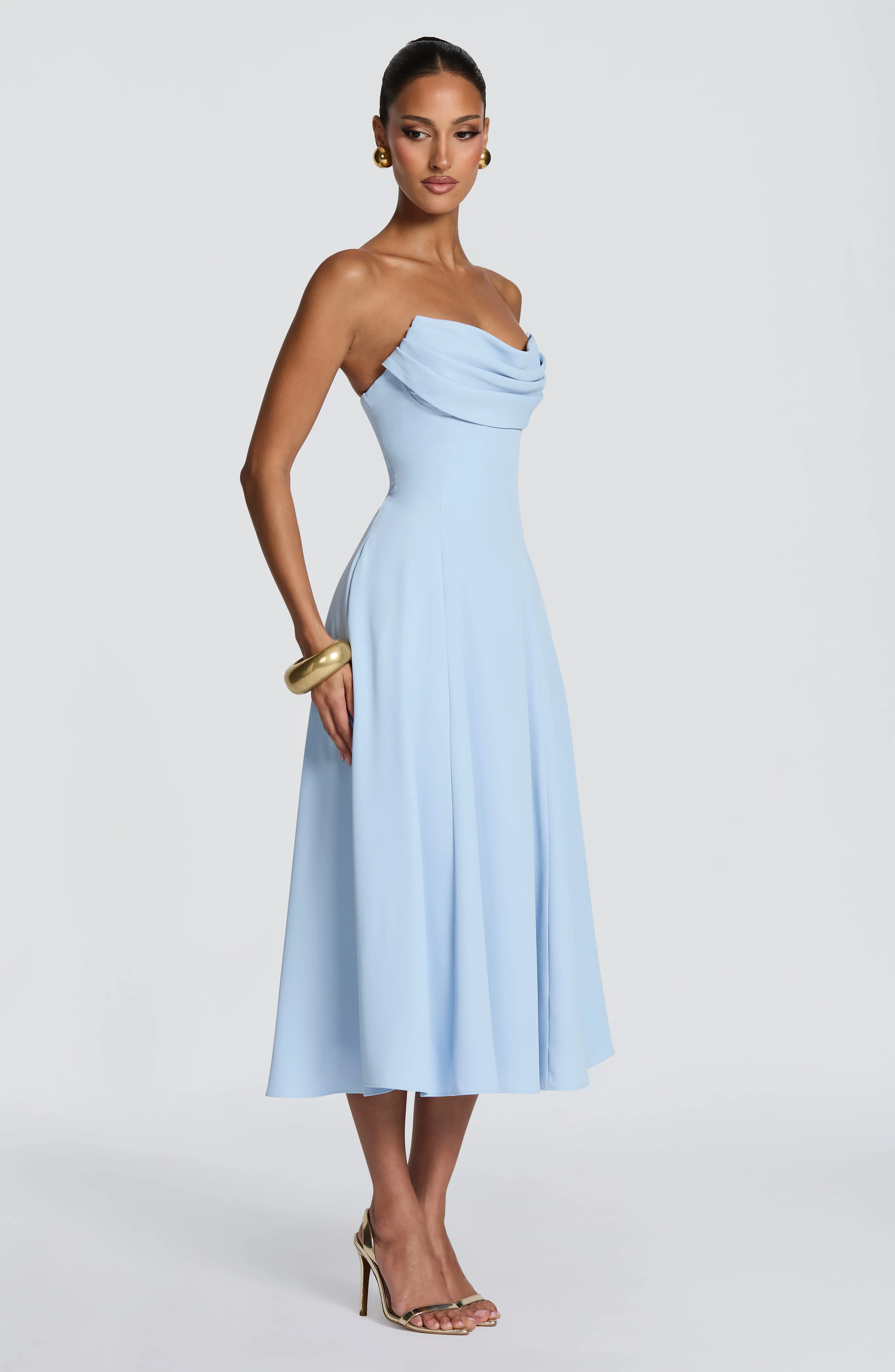 Marlowe Midi Dress - Glacier Blue