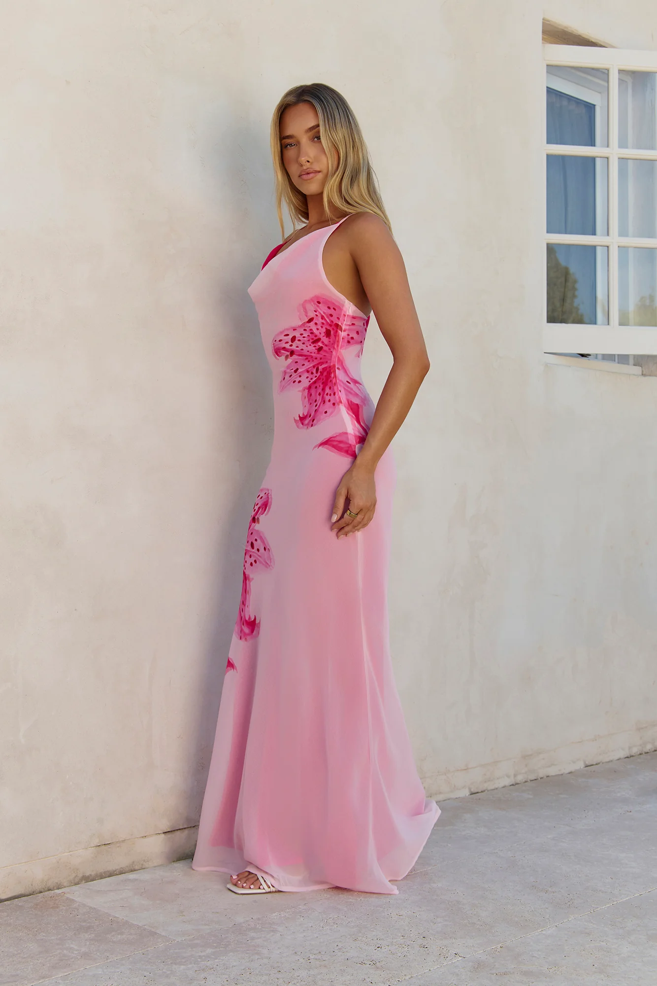 Lily Glowspell Maxi Dress Pink - luluinthesky