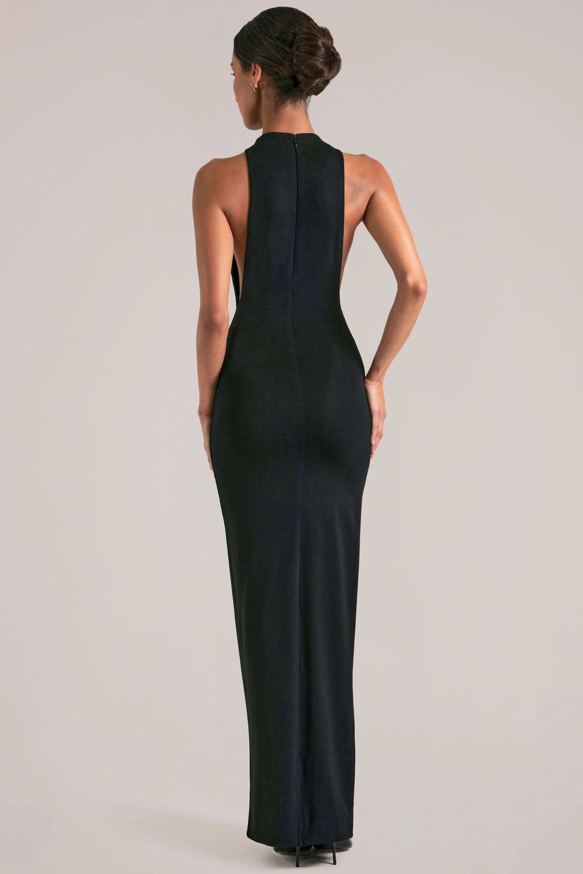 Sleeveless Maxi Dress  in Black