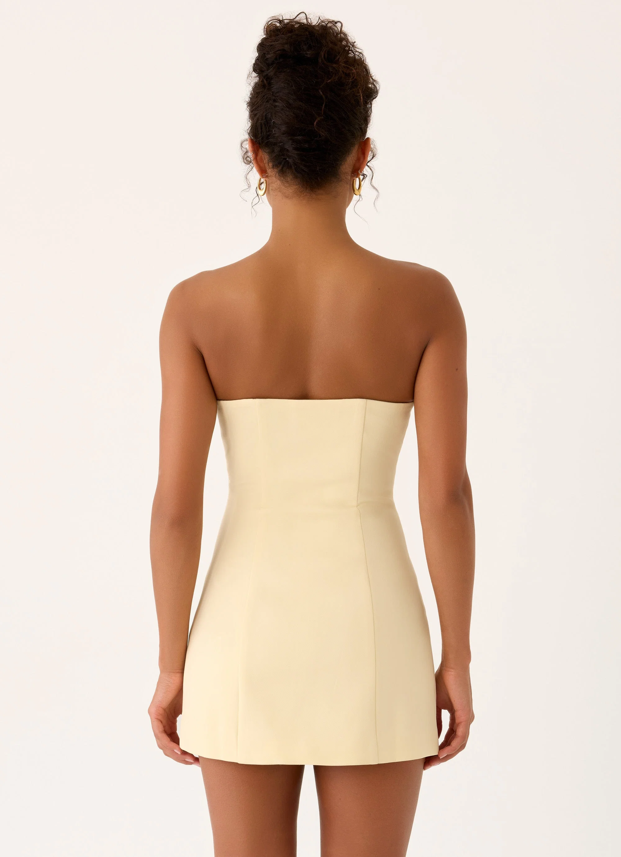 Luna Rosa Mini Dress - Baby Yellow
