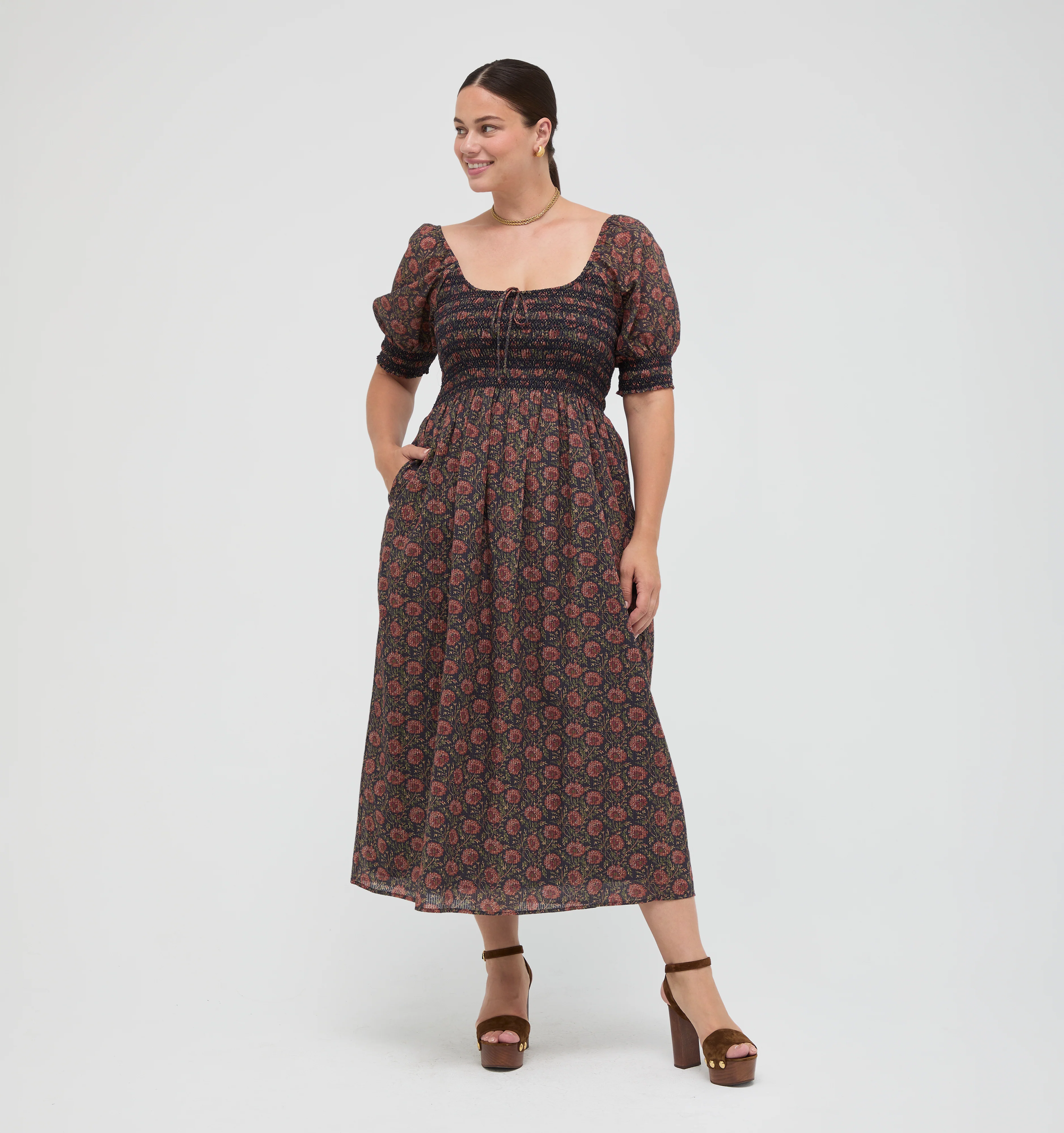The Madeline Nap Dress -  Thornfield Tapestry