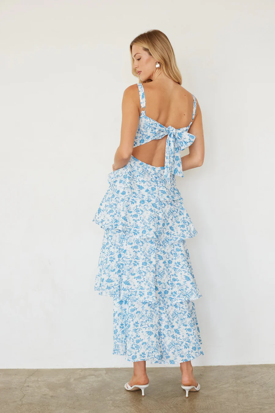 Everlee Bustier Tiered Maxi Dress - luluinthesky