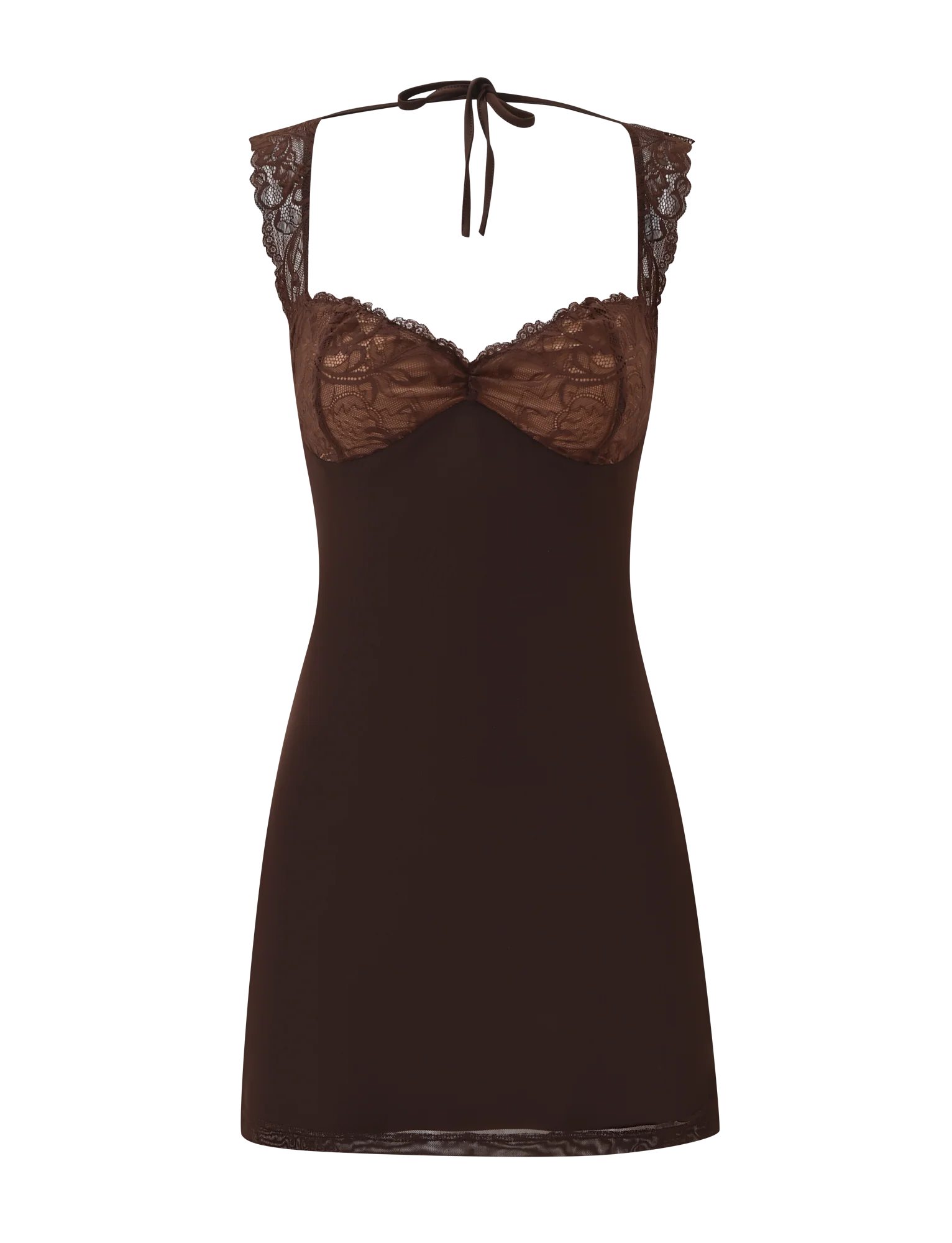 Nyomi Mini Dress - Chocolate