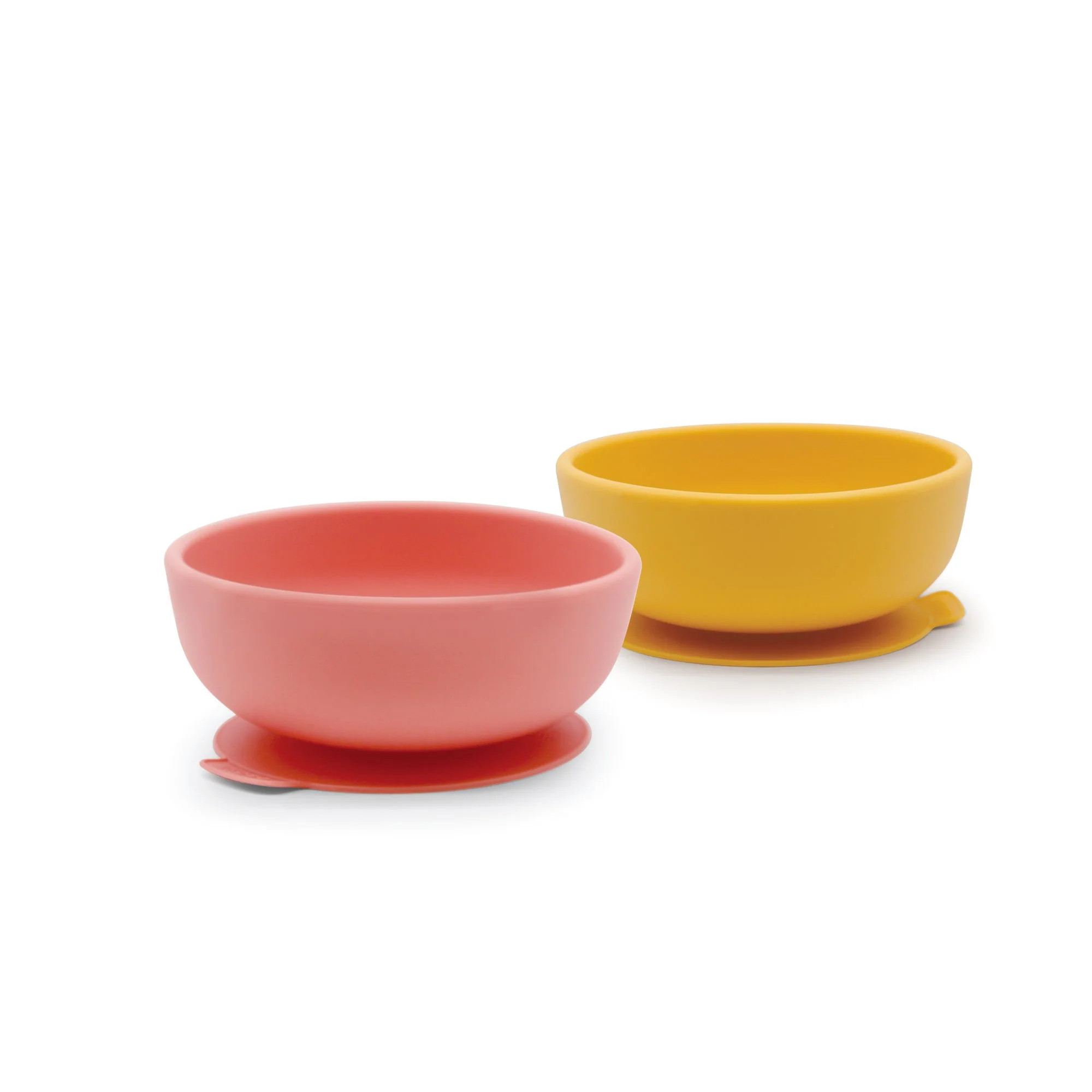 Vogeelle Silicone Suction Baby Bowl Set - Coral / Mimosa