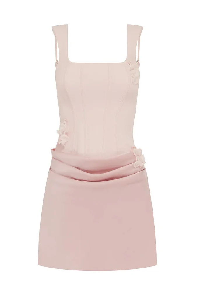 Persephone Mini Dress - Petal