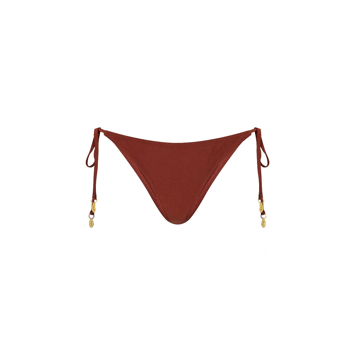 Full Coverage Tie Bikini Bottom - Cinnamon Sugar