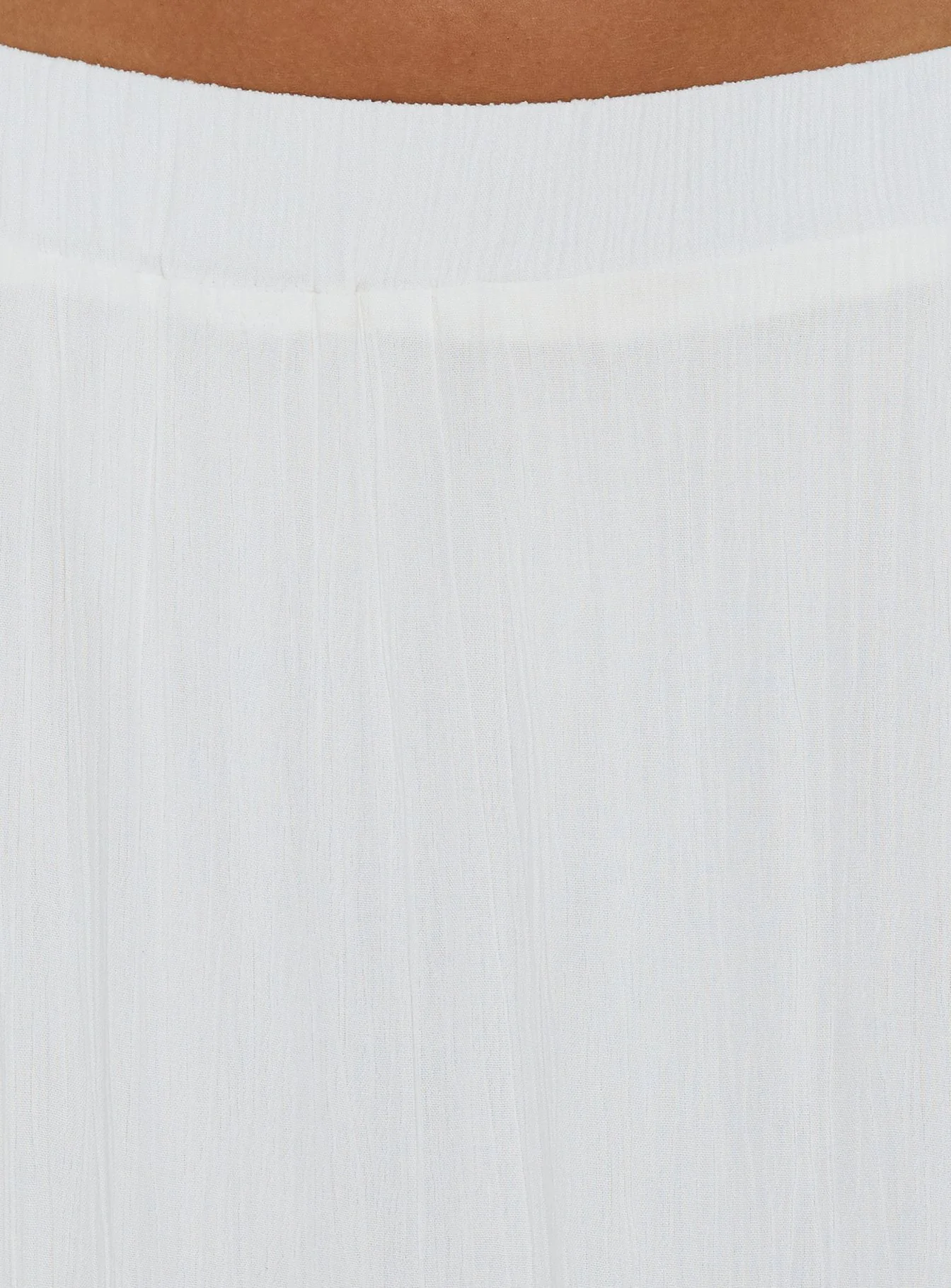 Miriah Maxi Skirt White