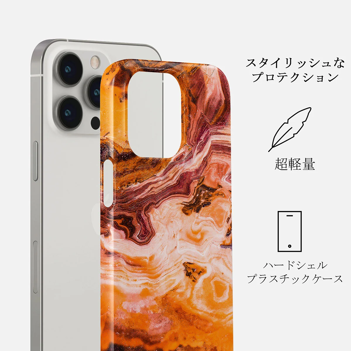 Pumpkin Spice - Orange iPhone 14 Pro ケース