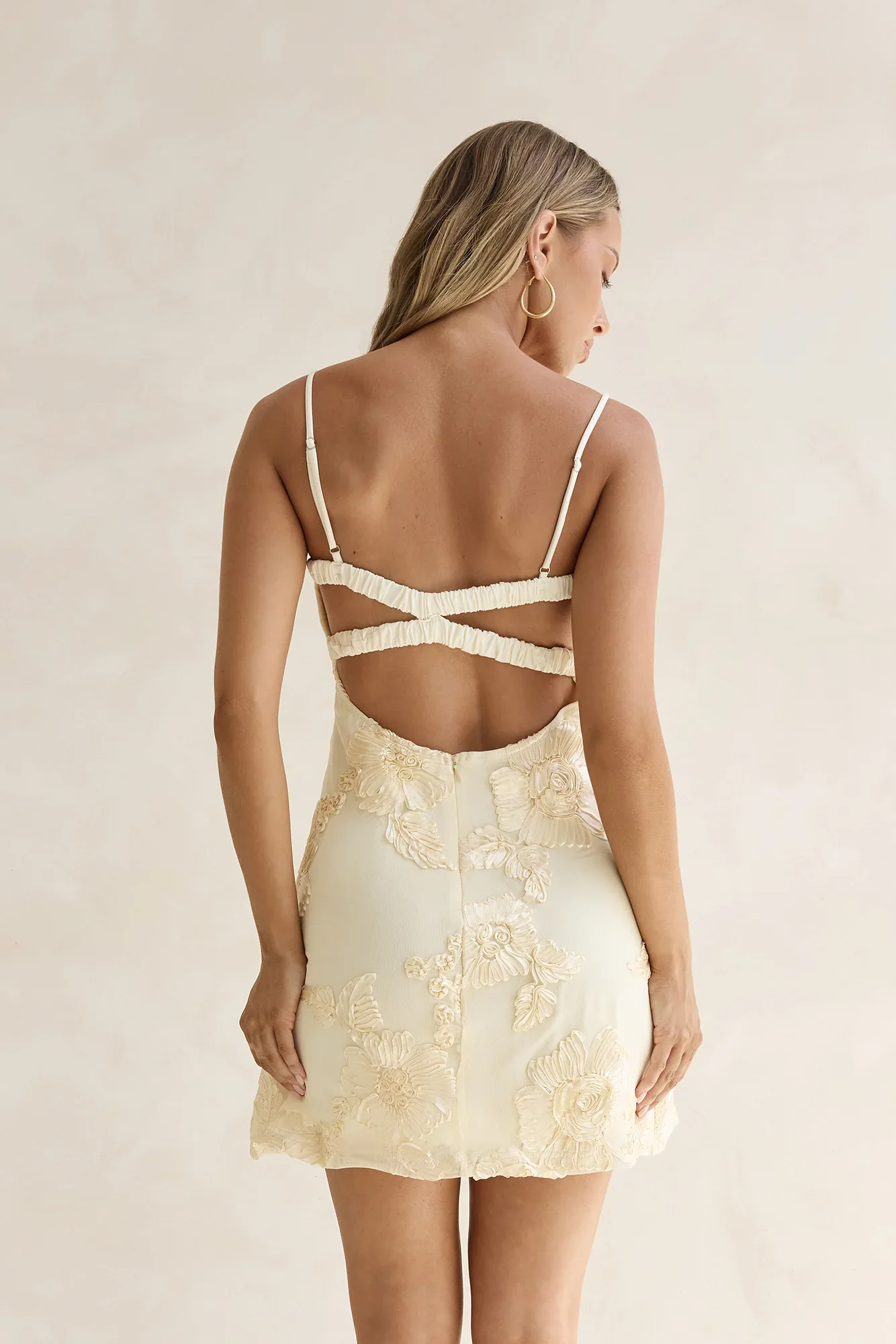 At The Bar Mini Dress Yellow