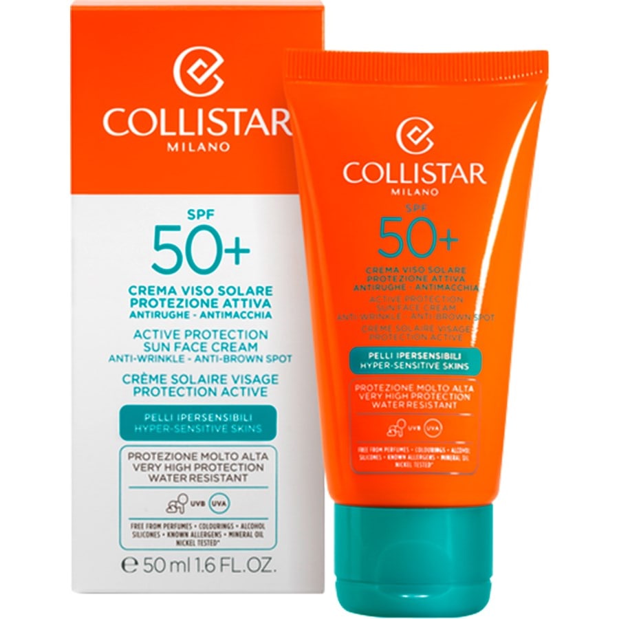 Collistar Ochrona przed słońcem Active Protection Sun Face Cream SPF 50+