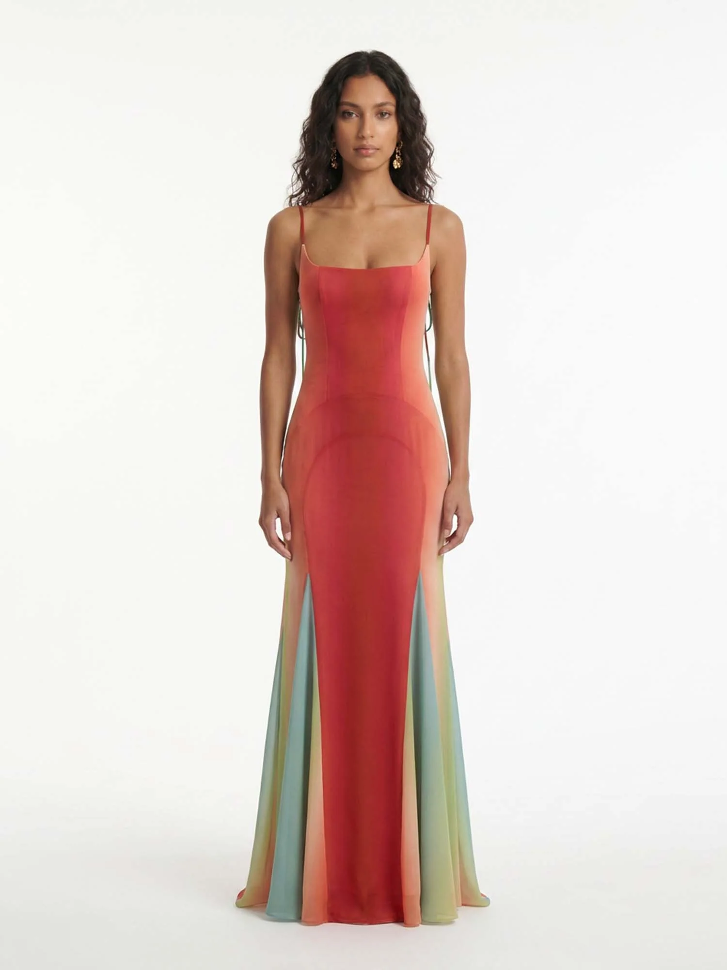Gradient Color Maxi Dress