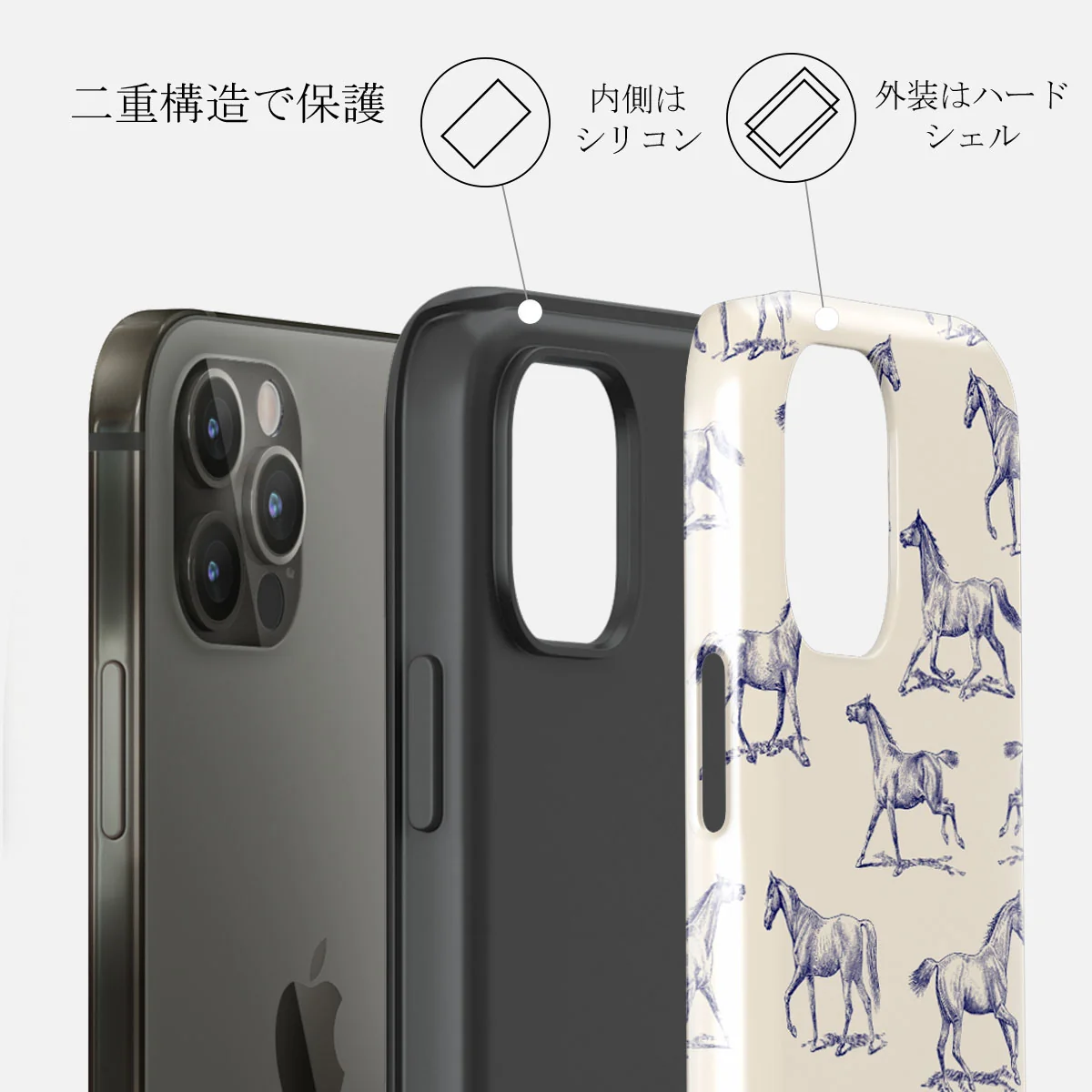 Derby Race - iPhone 12 Pro ケース