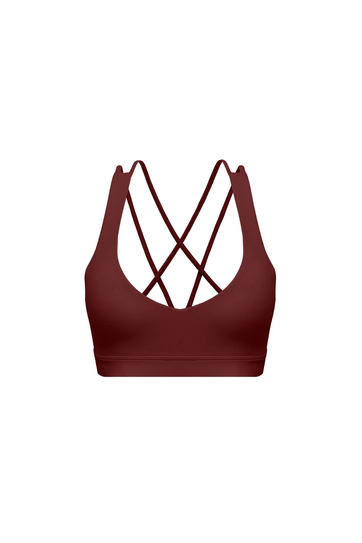 Scoop Neck Crossback Bra