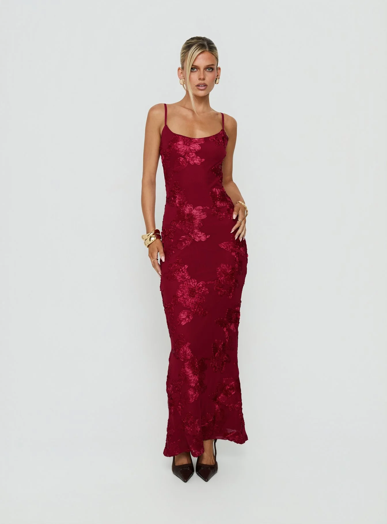 Jacalyn Maxi Dress Red