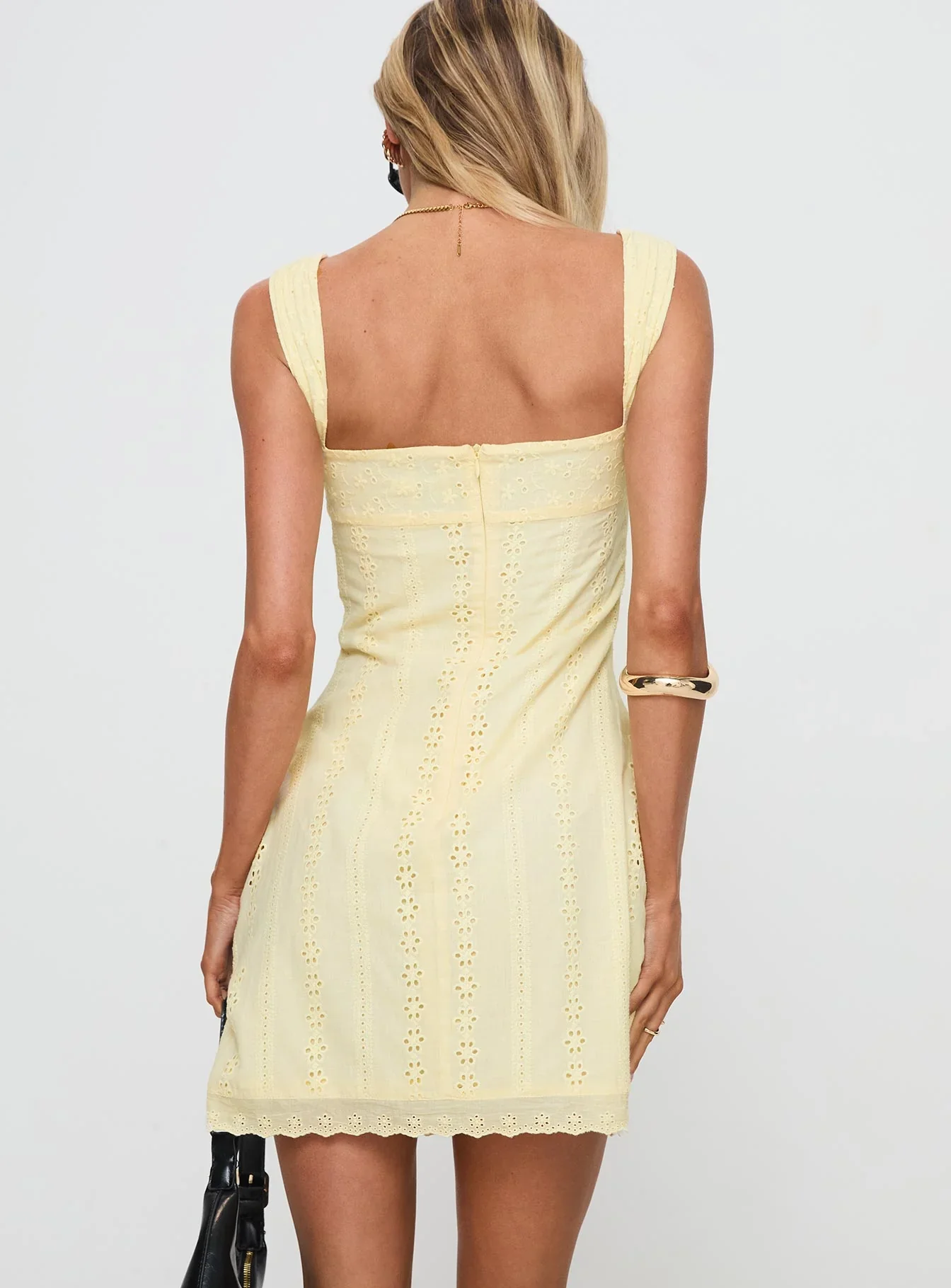 Allegro Mini Dress Lemon - luluinthesky