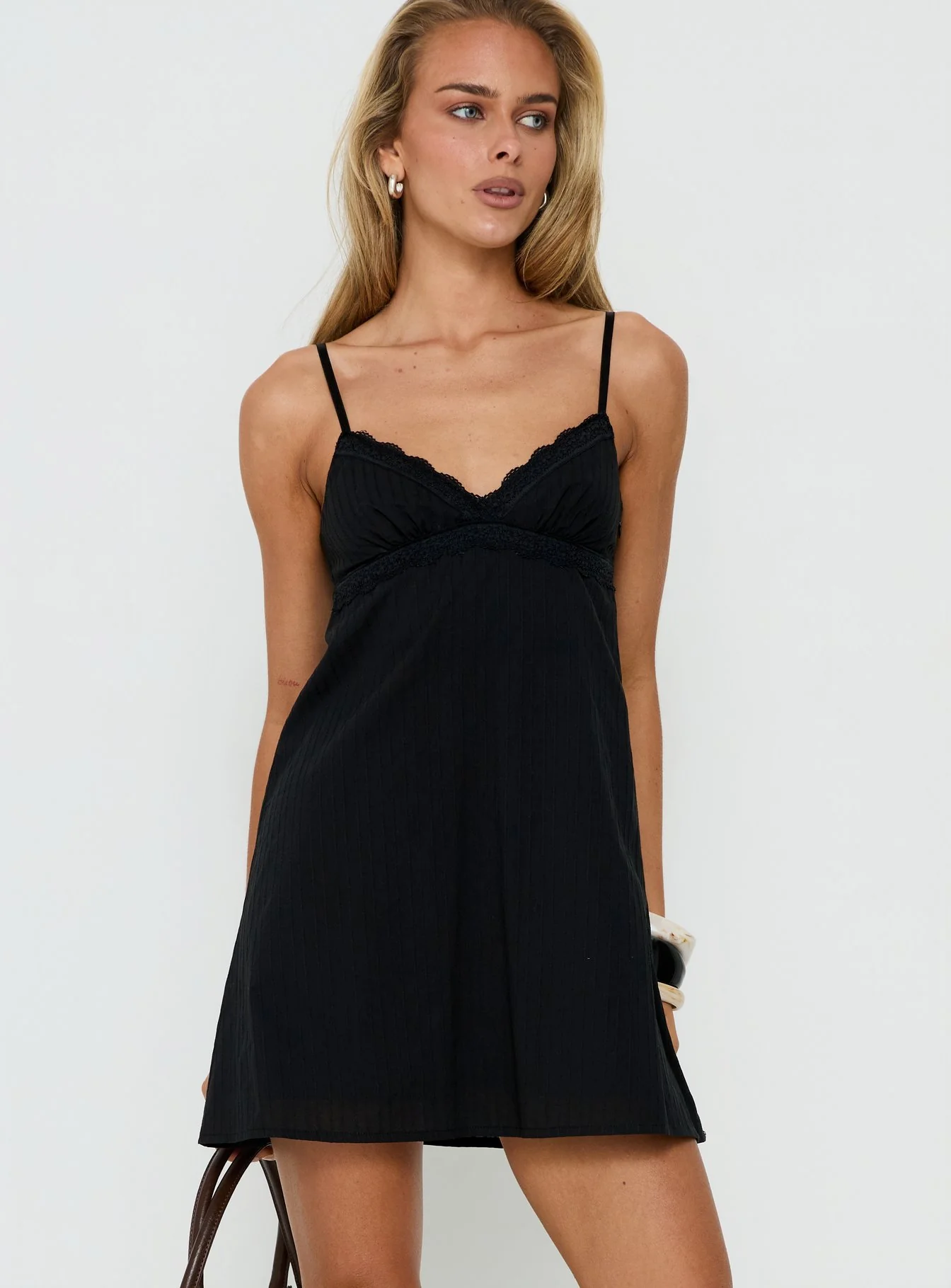 Lunya Mini Dress Black