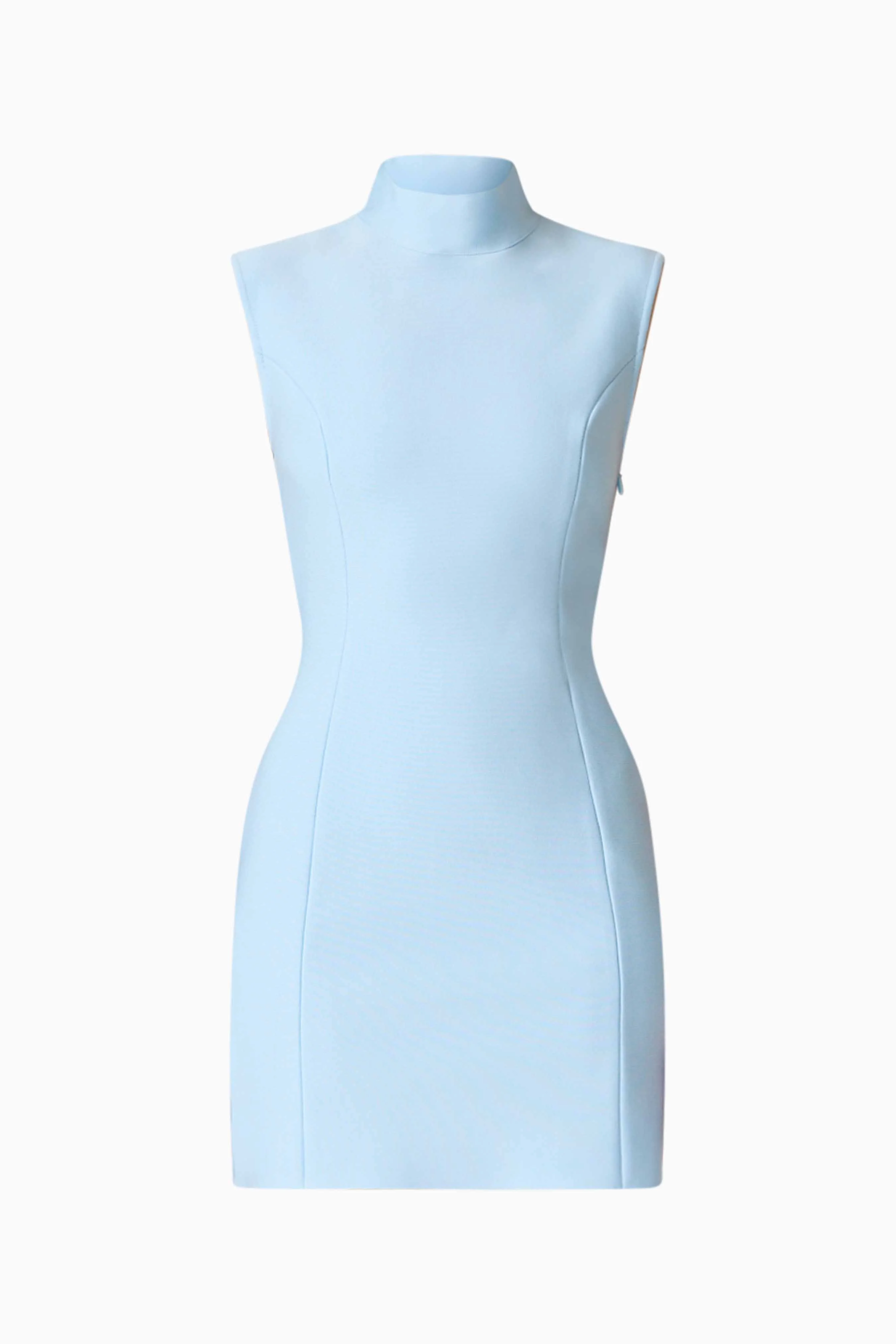 CURAAE Sacha Mini Dress in Baby Blue