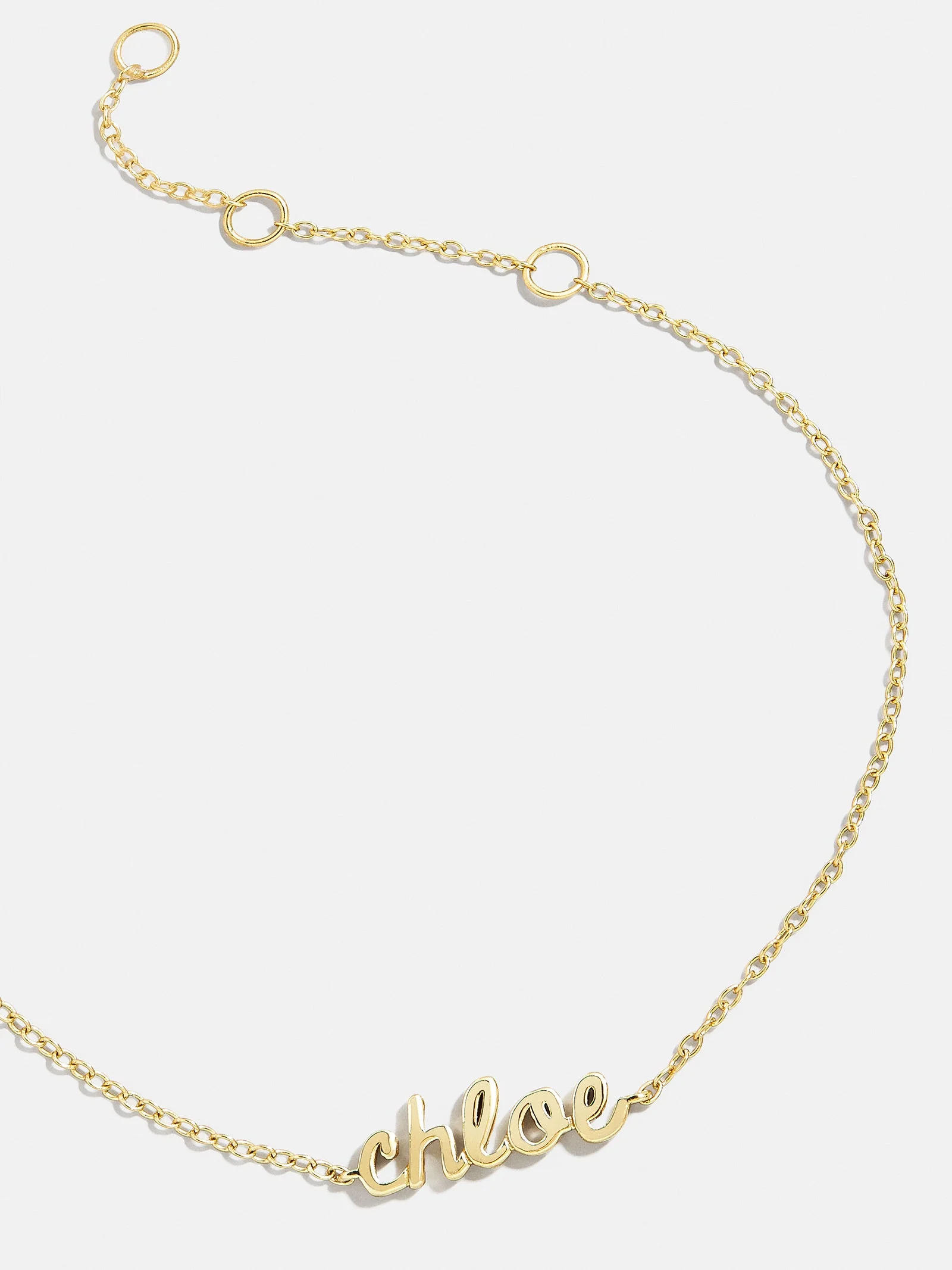 14K Gold Custom Nameplate Bracelet - 14K Gold