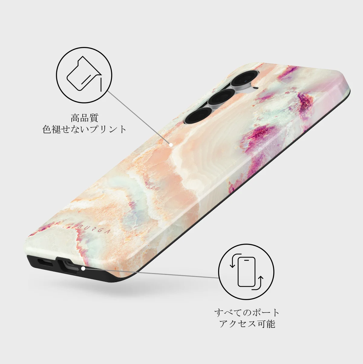 Berry Sorbet - Samsung Galaxy S25 FE ケース