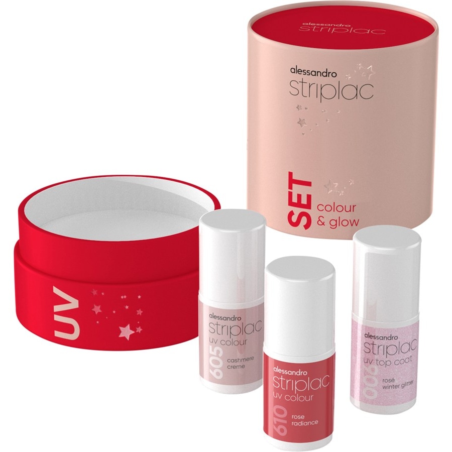 Alessandro Striplac UV Colour Striplac Colour & Glow Set