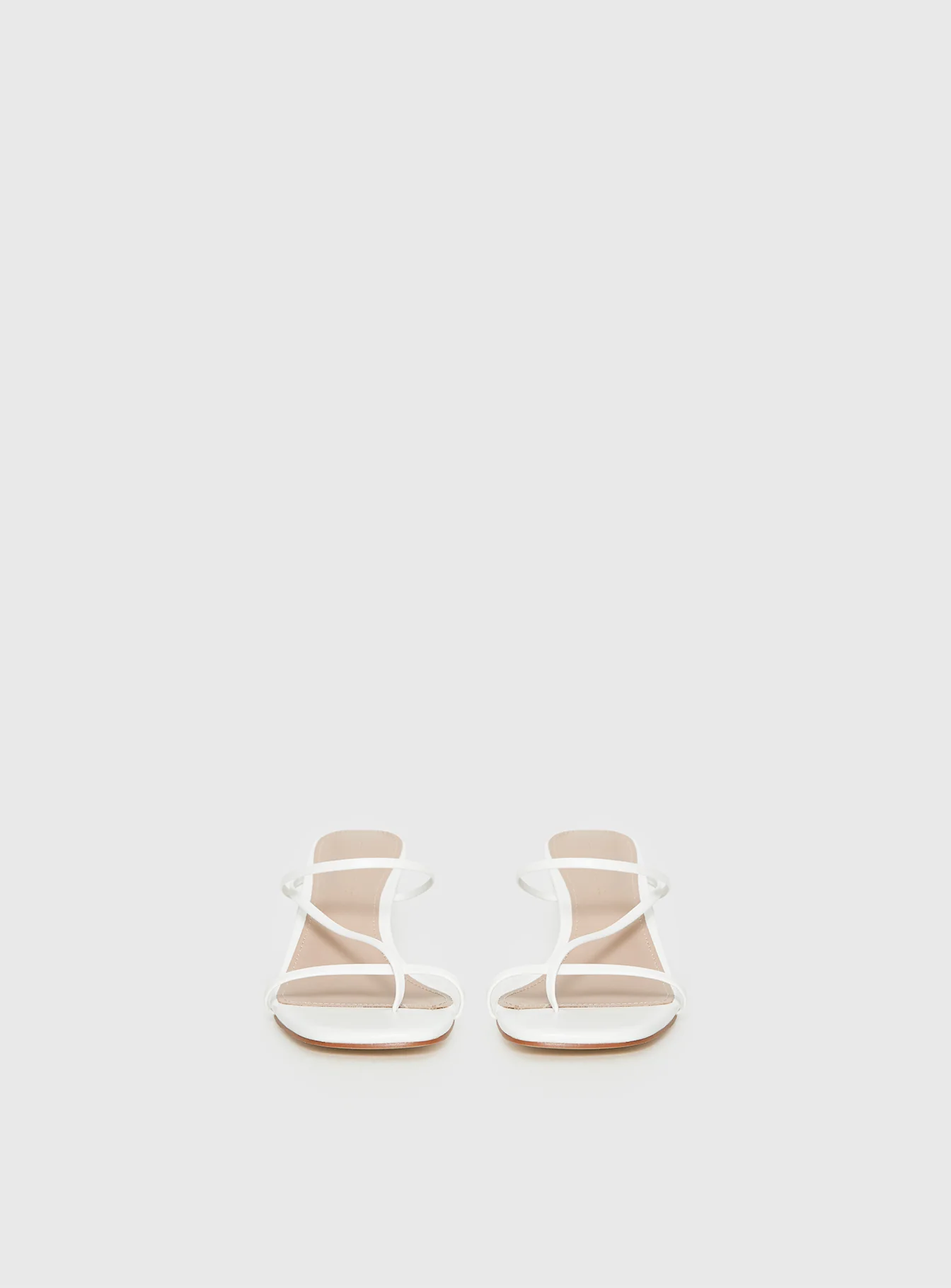 The Becka Heels White