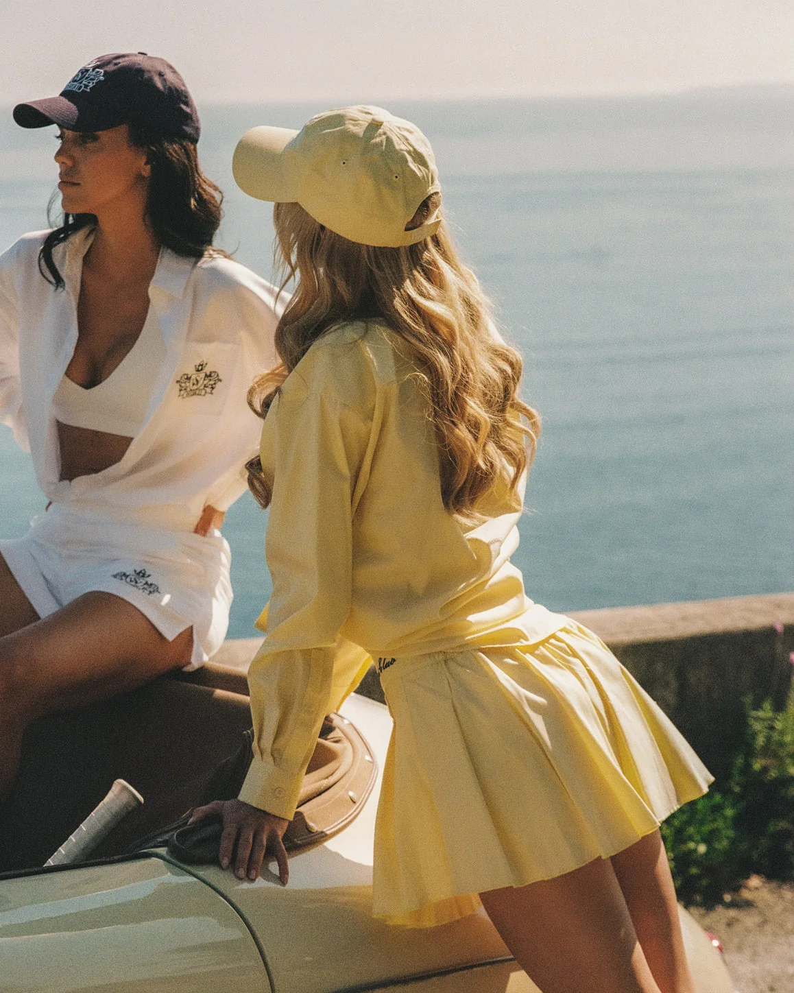 Riviera Relaxed Cotton Shirt & Riviera Pleated Skirt