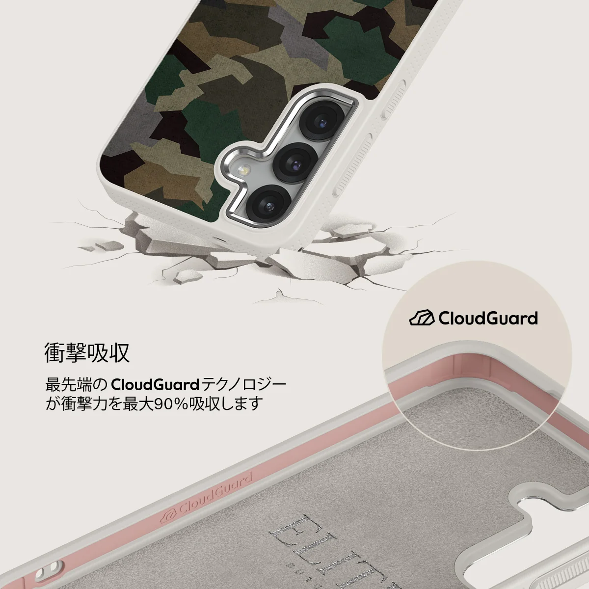 Tropical Green Camo - Samsung Galaxy S25 ケース