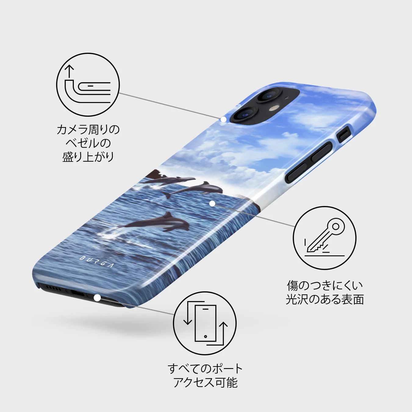 Retro Splash - iPhone 12 Mini ケース