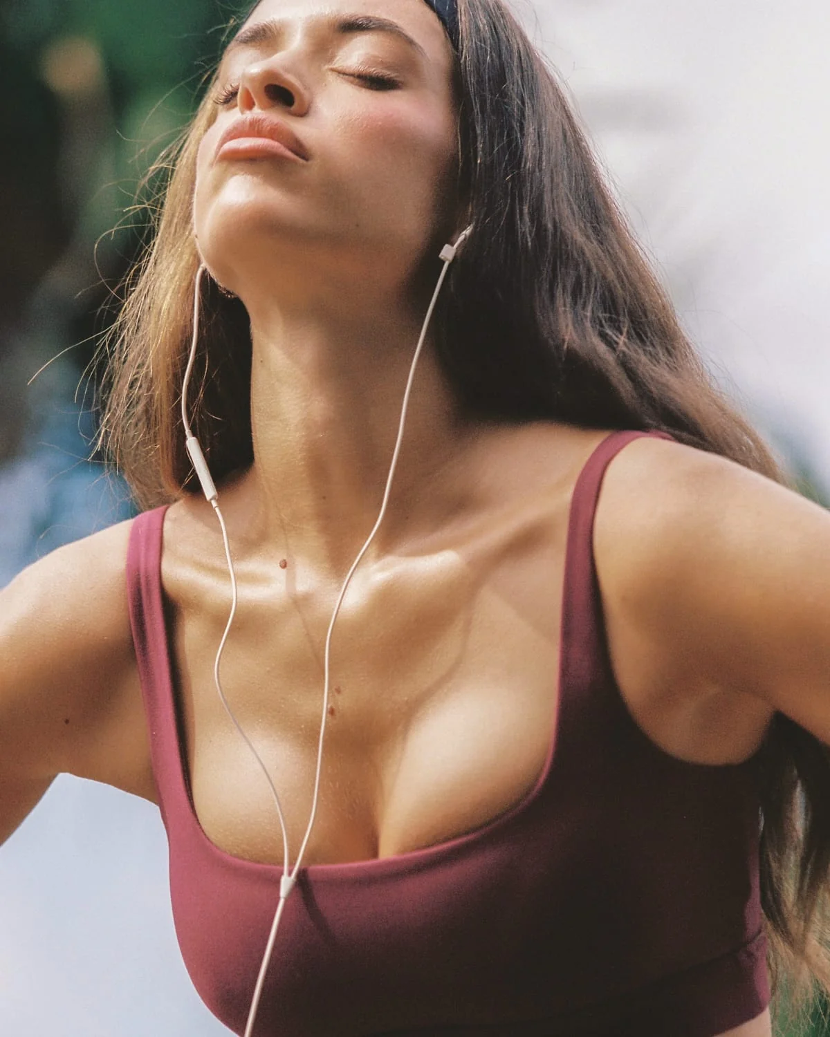 Serenity Soft Hana Crop | Wine
